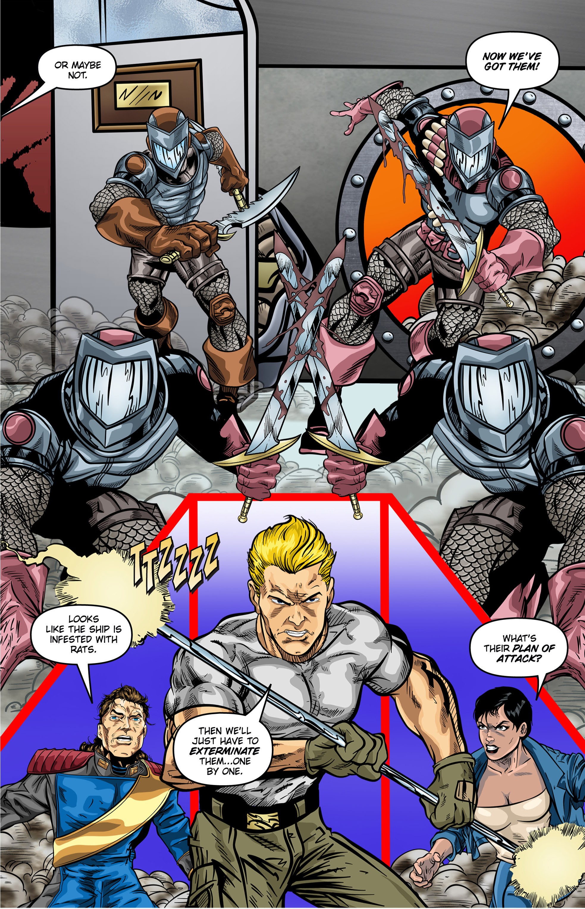 Read online William Shatner's Man O' War comic -  Issue #6 - 13