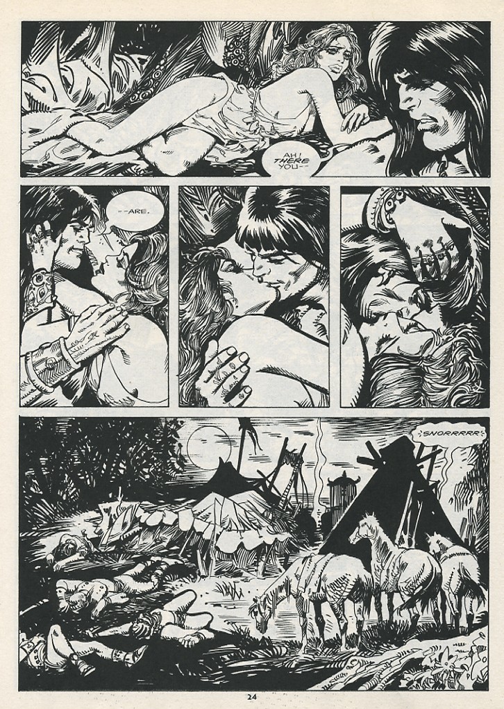 Read online The Savage Sword Of Conan comic -  Issue #217 - 26