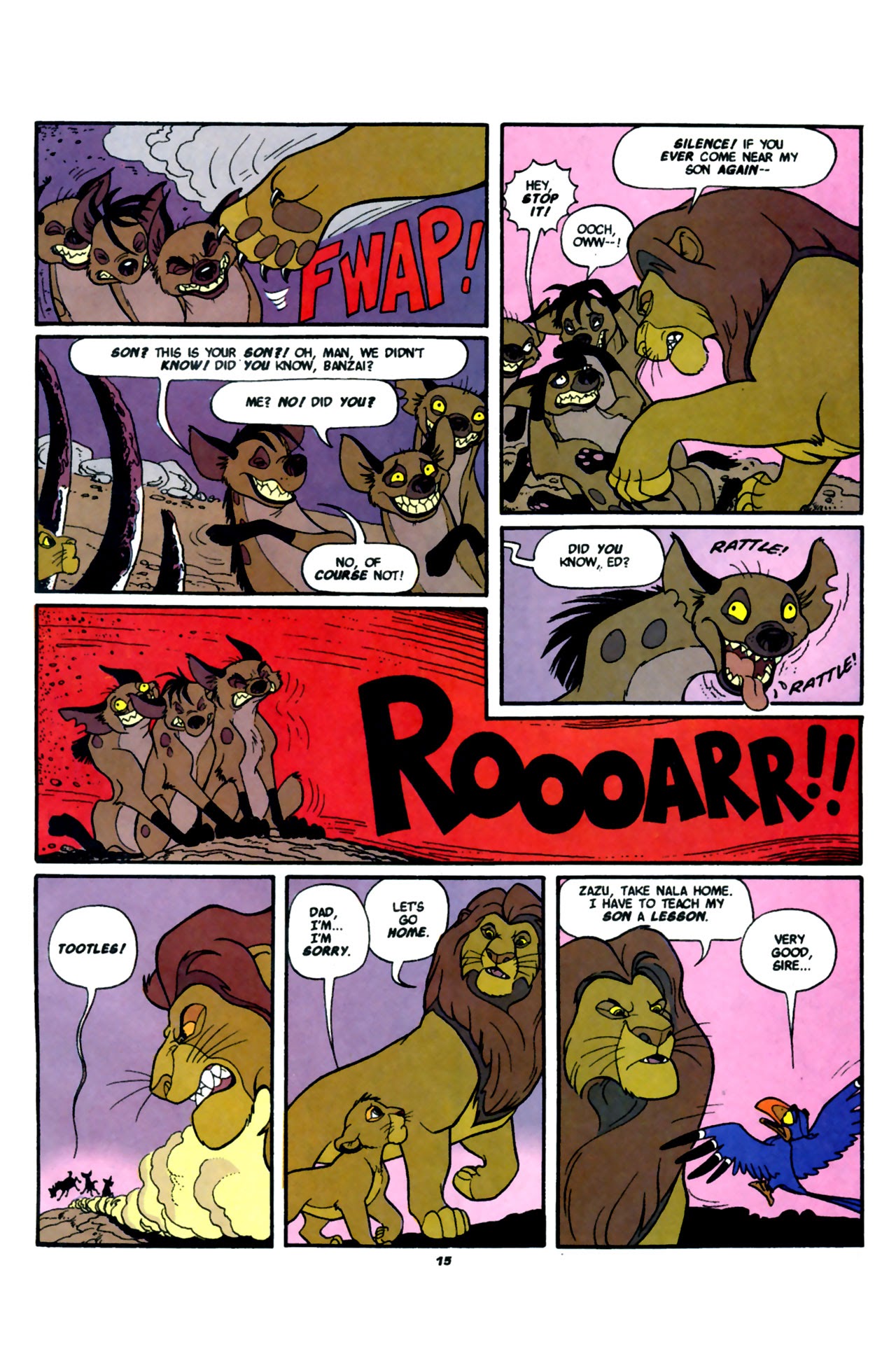 Read online Disney's The Lion King comic -  Issue #1 - 17