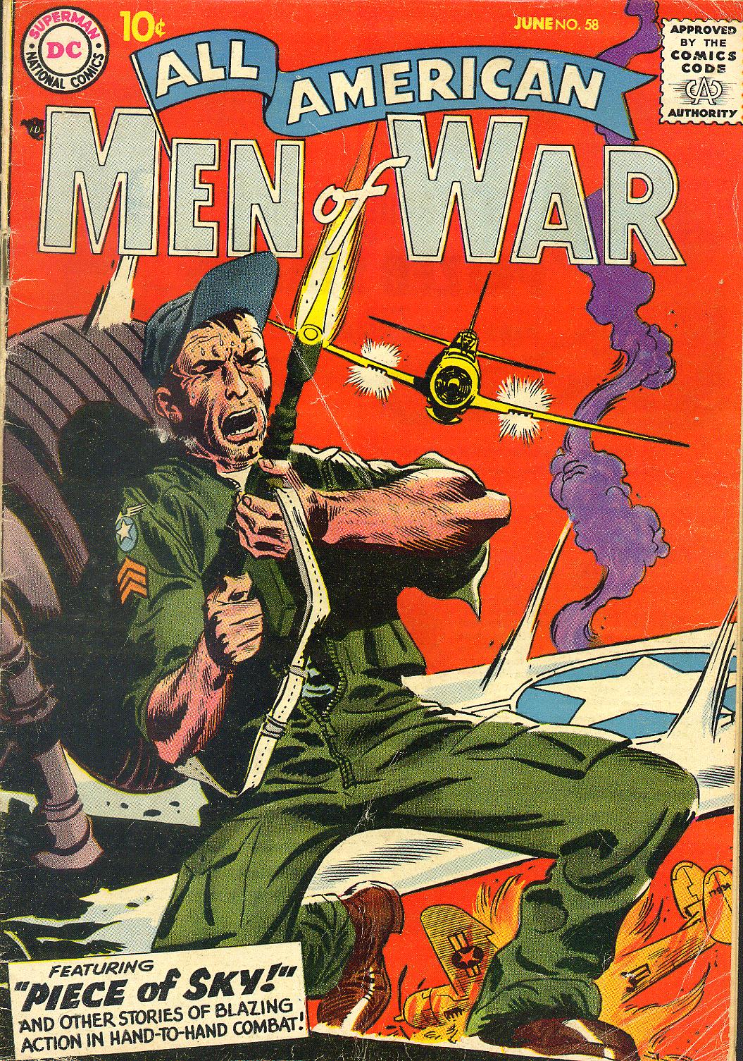 Read online All-American Men of War comic -  Issue #58 - 1