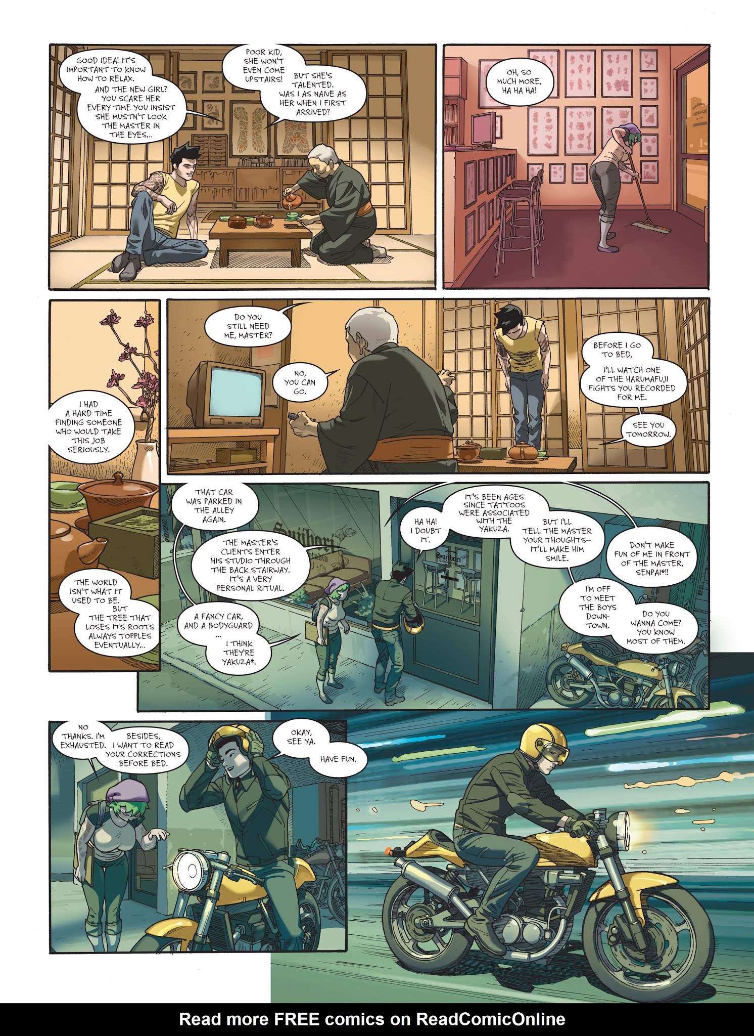 Read online Tebori comic -  Issue #1 - 12