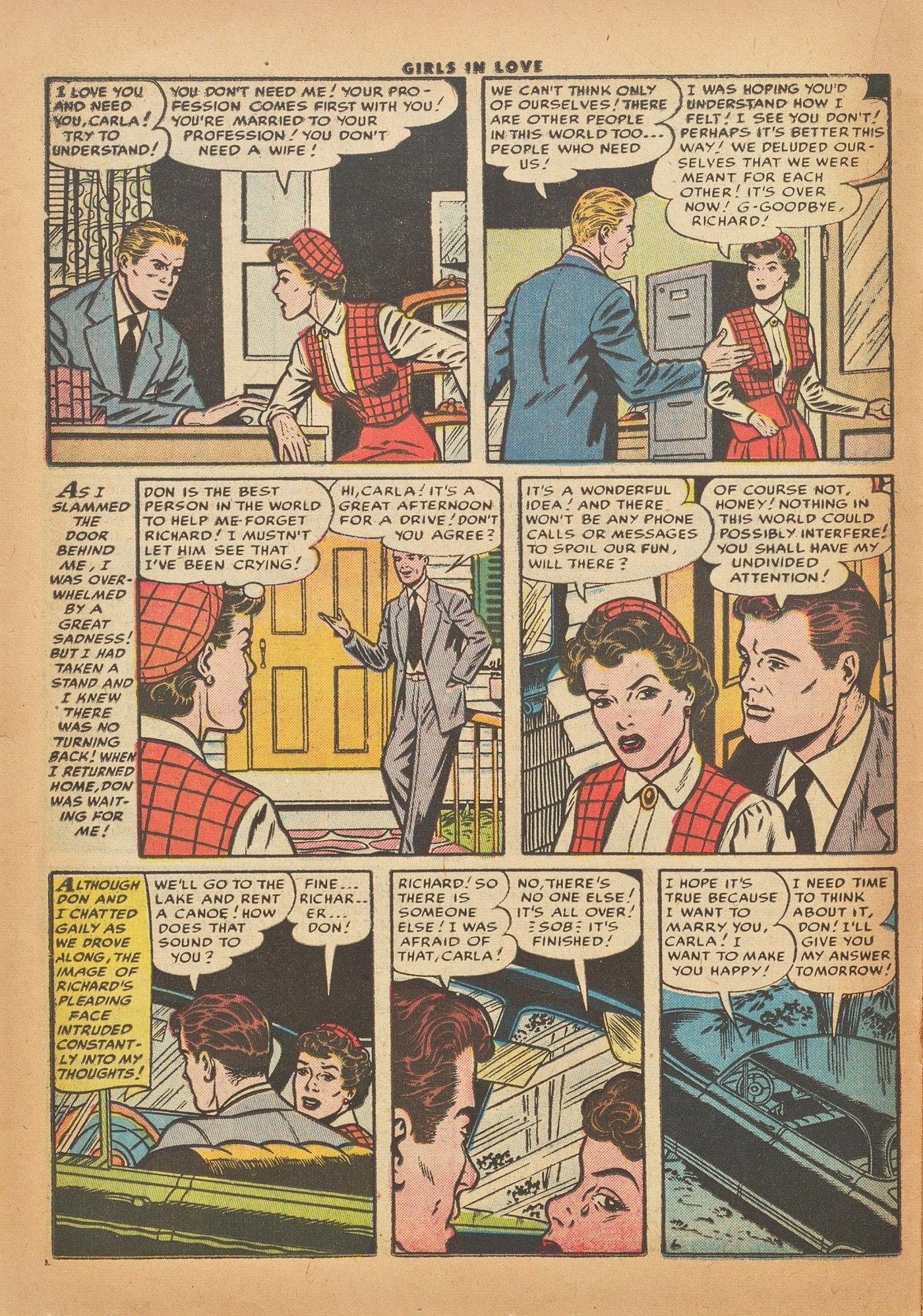 Read online Girls in Love (1955) comic -  Issue #49 - 16