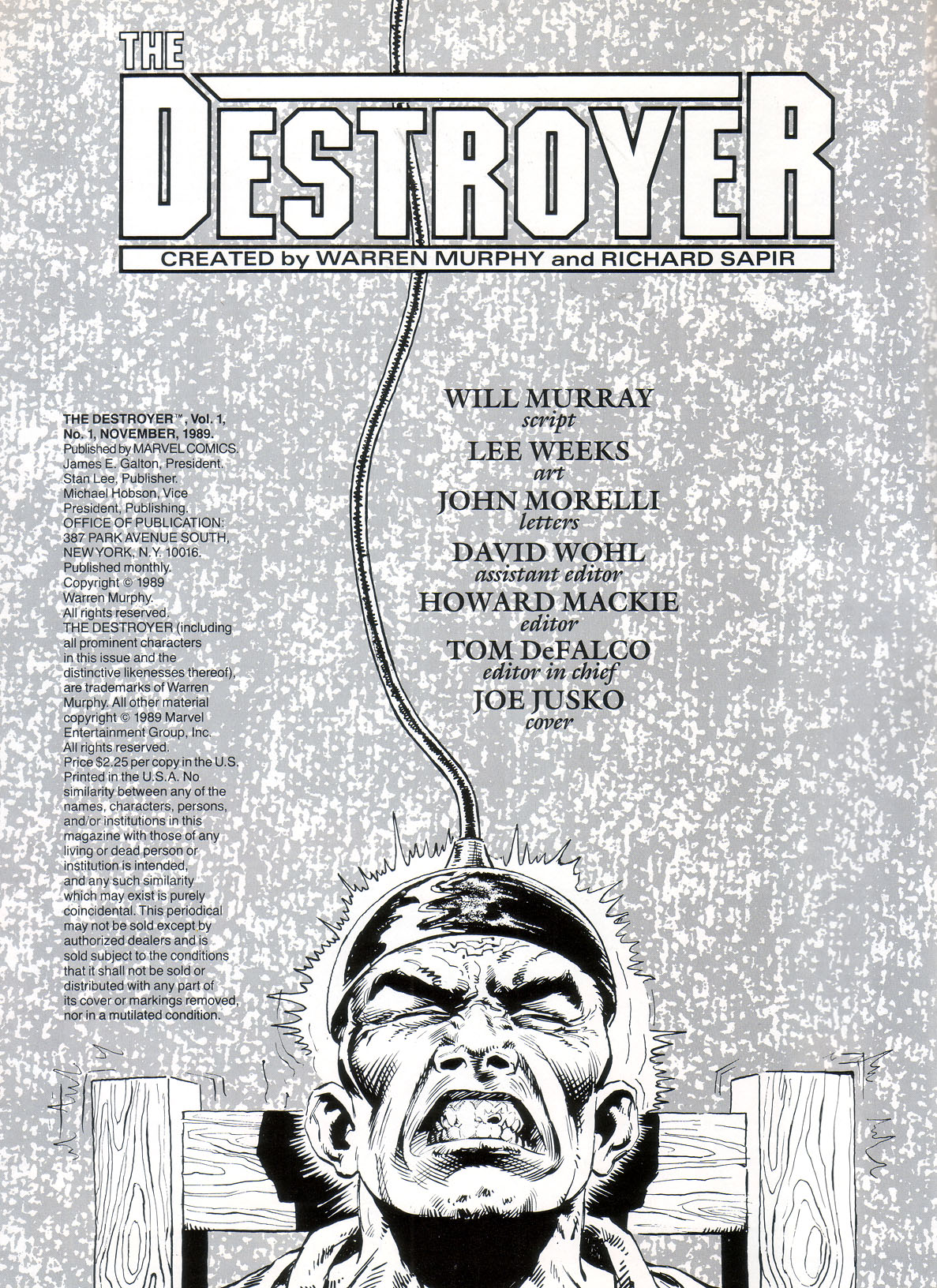 Read online The Destroyer comic -  Issue #1 - 2