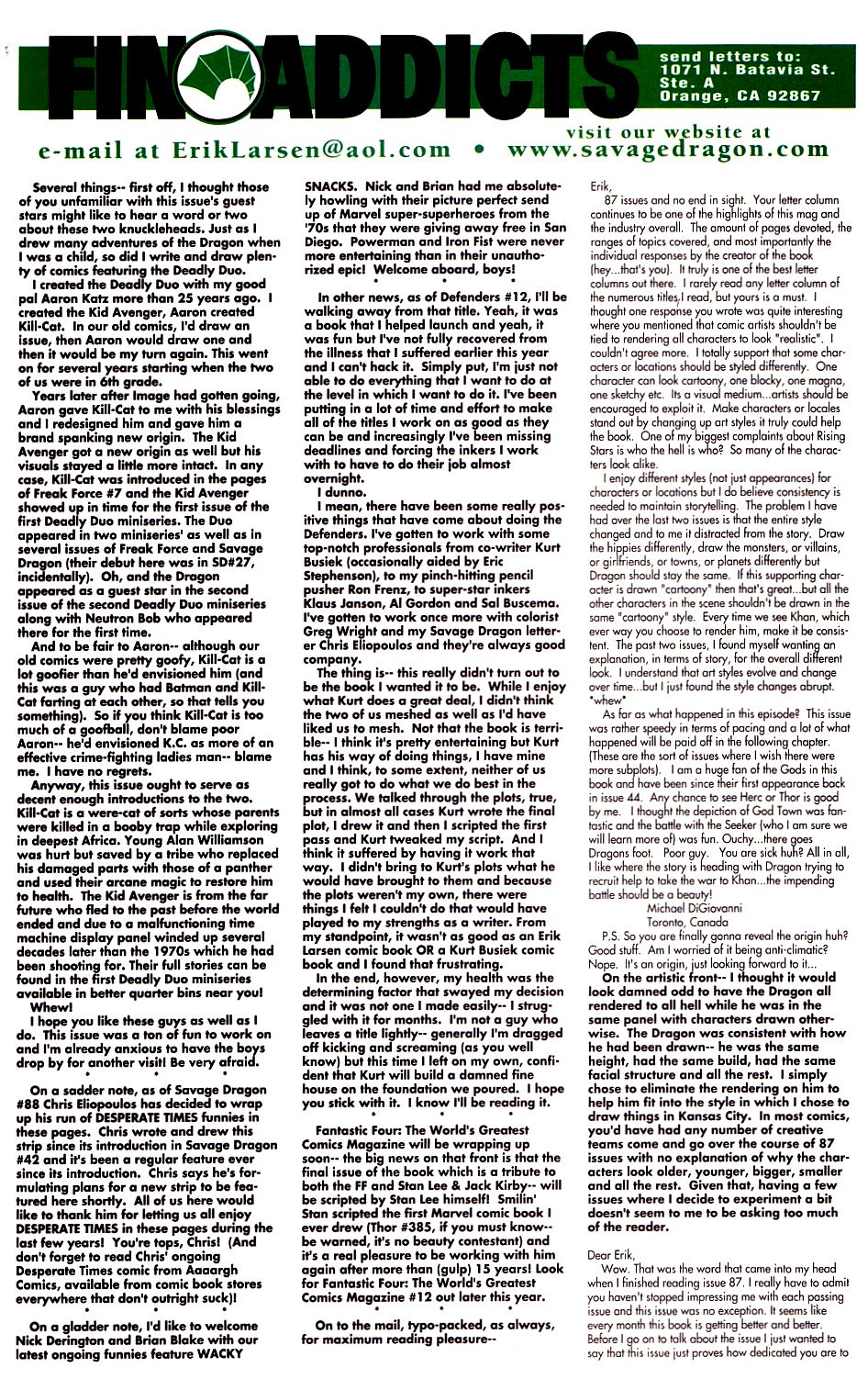 Read online The Savage Dragon (1993) comic -  Issue #89 - 25
