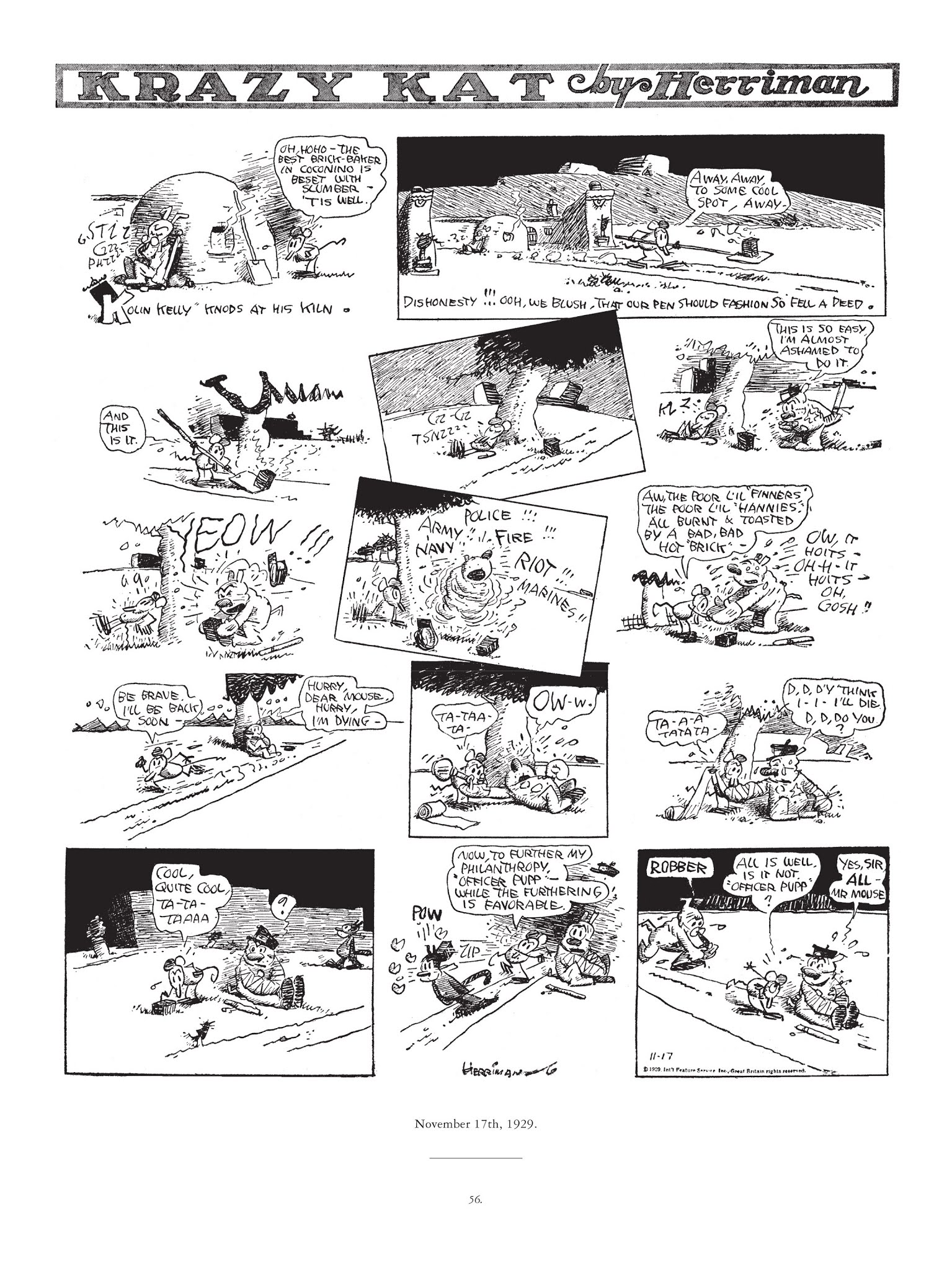 Read online Krazy & Ignatz comic -  Issue # TPB 6 - 54