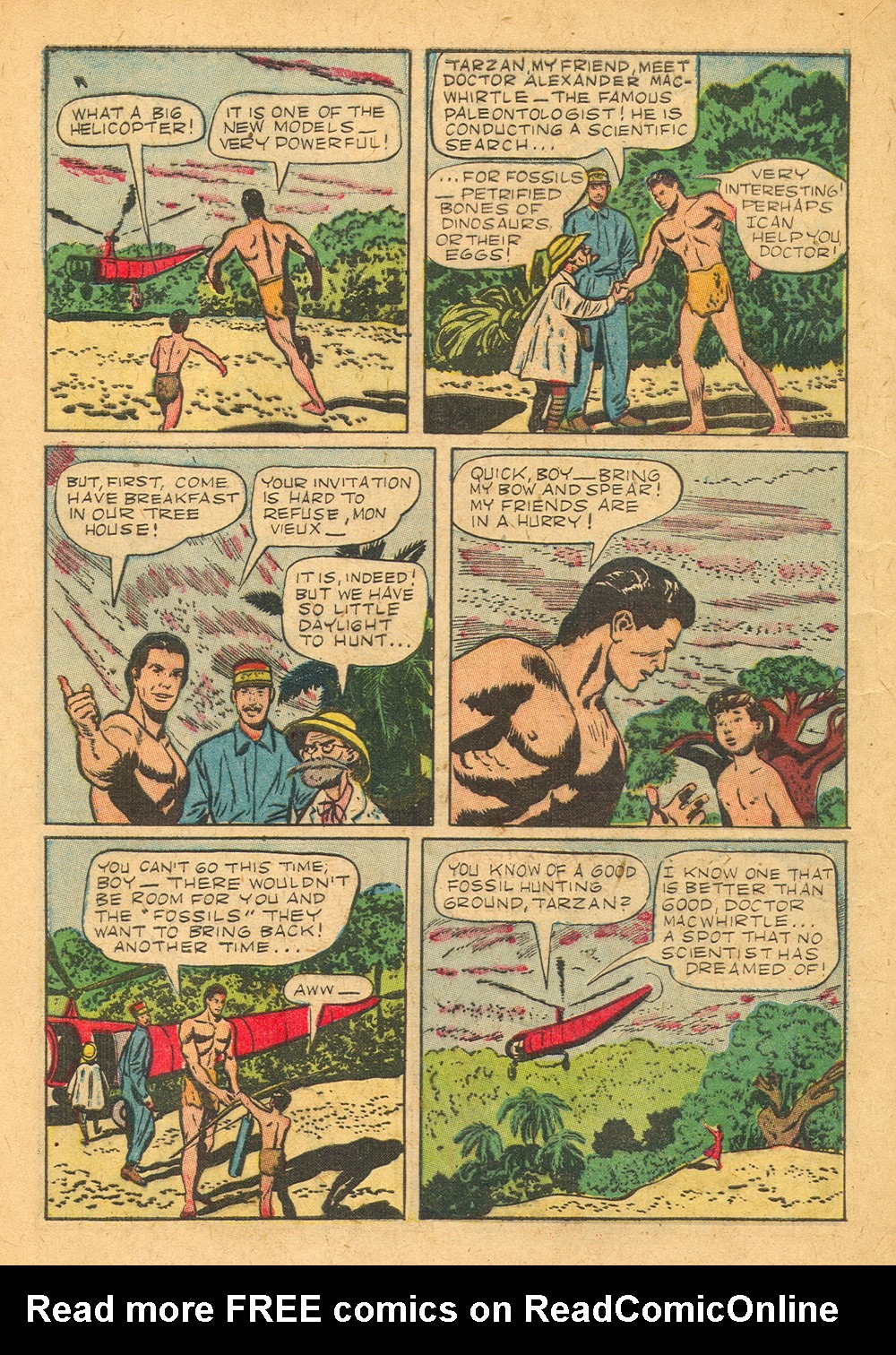 Read online Tarzan (1948) comic -  Issue #24 - 4