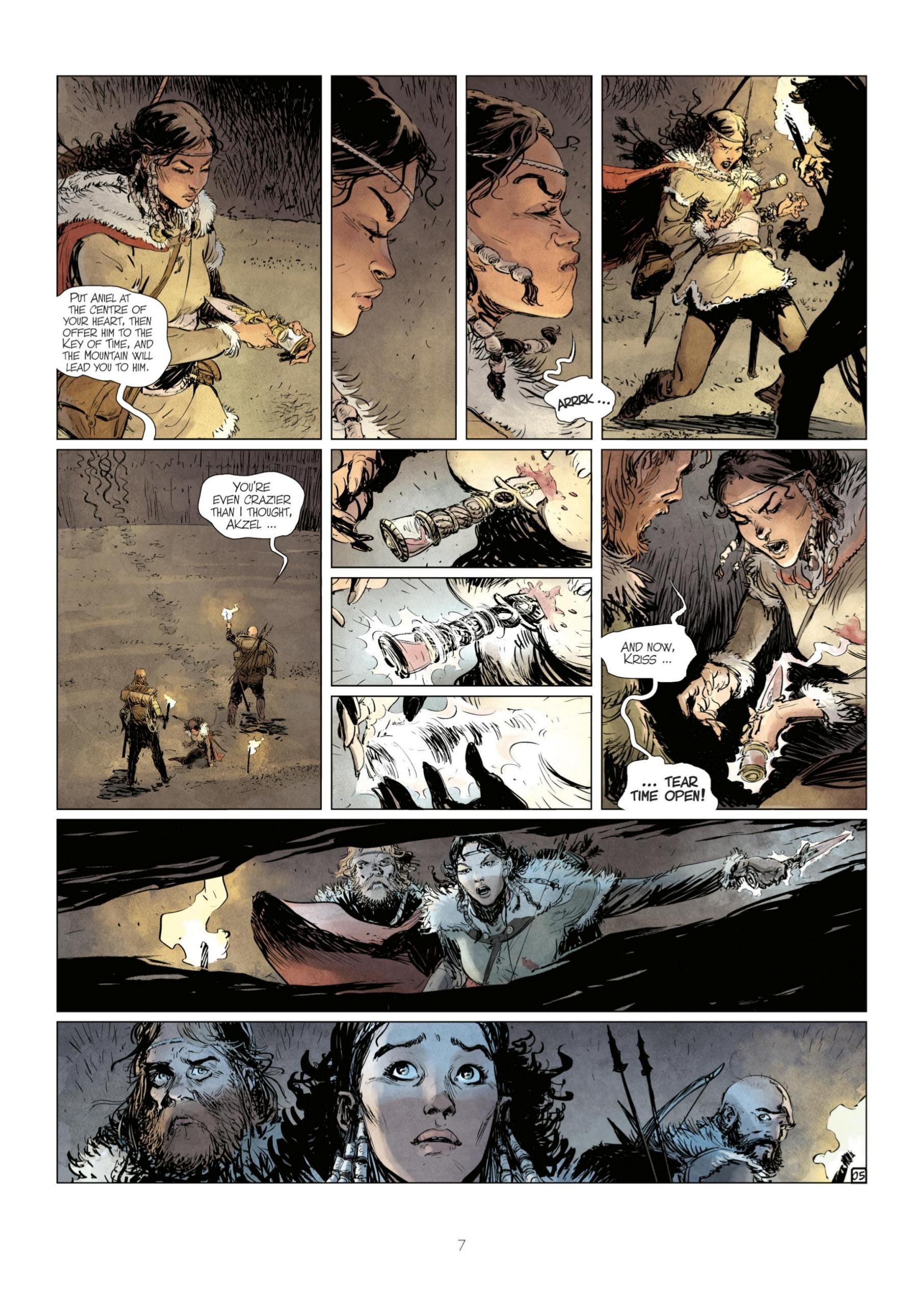 Read online Kriss of Valnor: The Mountain of Time comic -  Issue # Full - 9