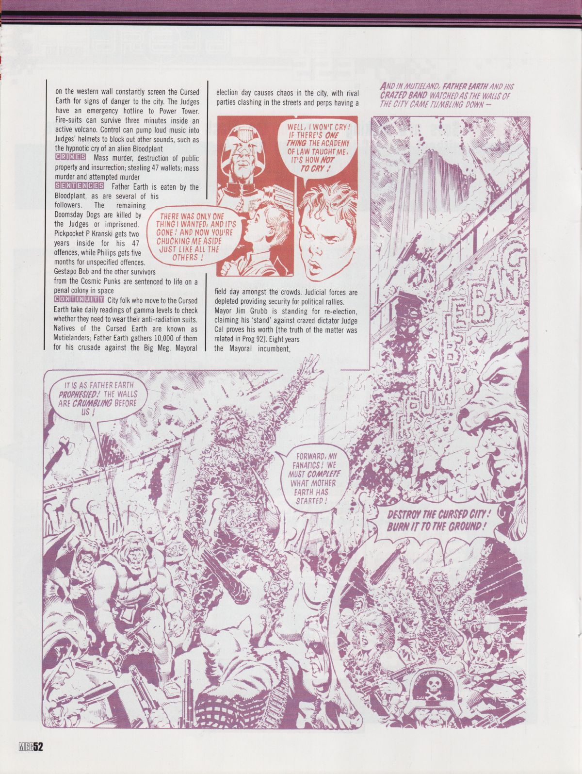 Read online Judge Dredd Megazine (Vol. 5) comic -  Issue #223 - 52