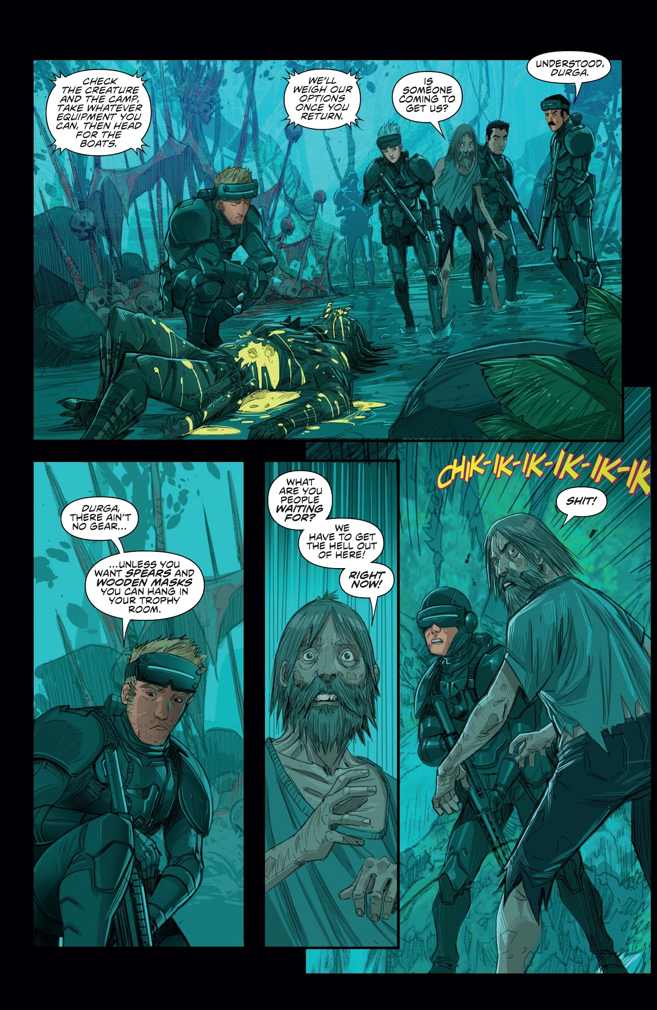 Read online Predator: Hunters comic -  Issue #4 - 6