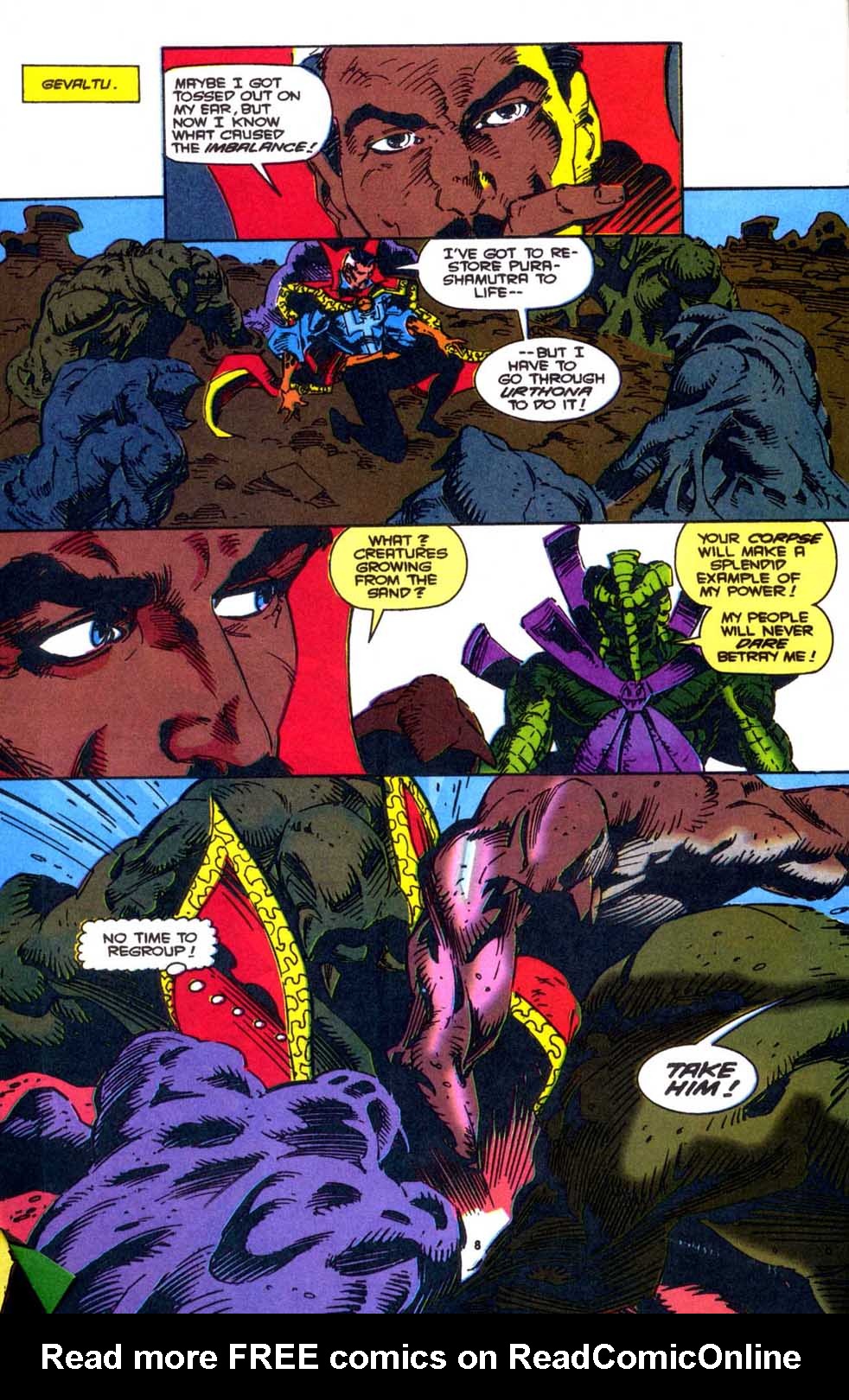 Read online Doctor Strange: Sorcerer Supreme comic -  Issue #58 - 8