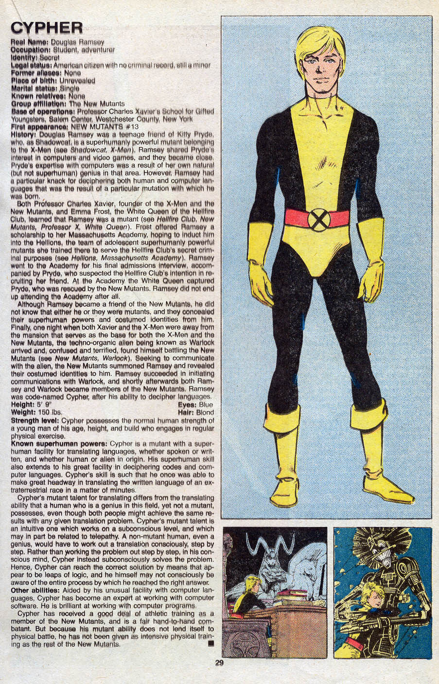 Read online The Official Handbook of the Marvel Universe Deluxe Edition comic -  Issue #3 - 31