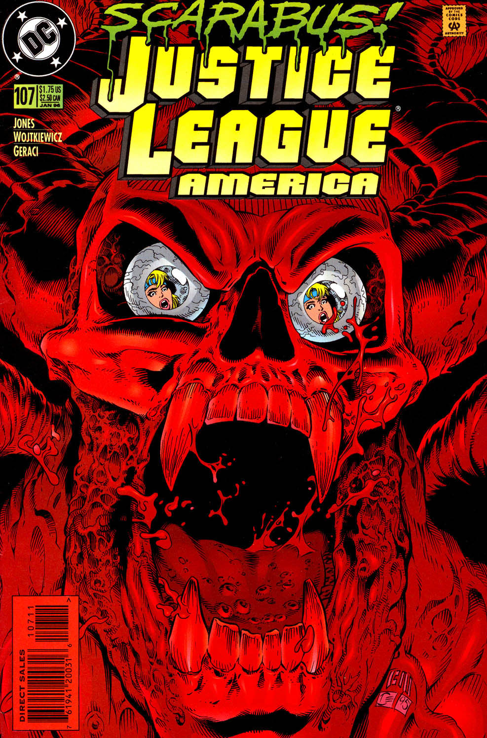 Read online Justice League America comic -  Issue #107 - 1
