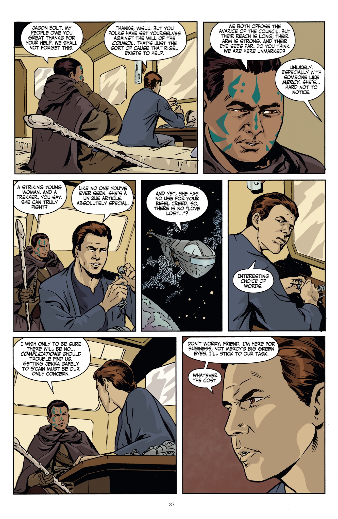 Read online Trekker: Rites of Passage comic -  Issue # TPB - 36