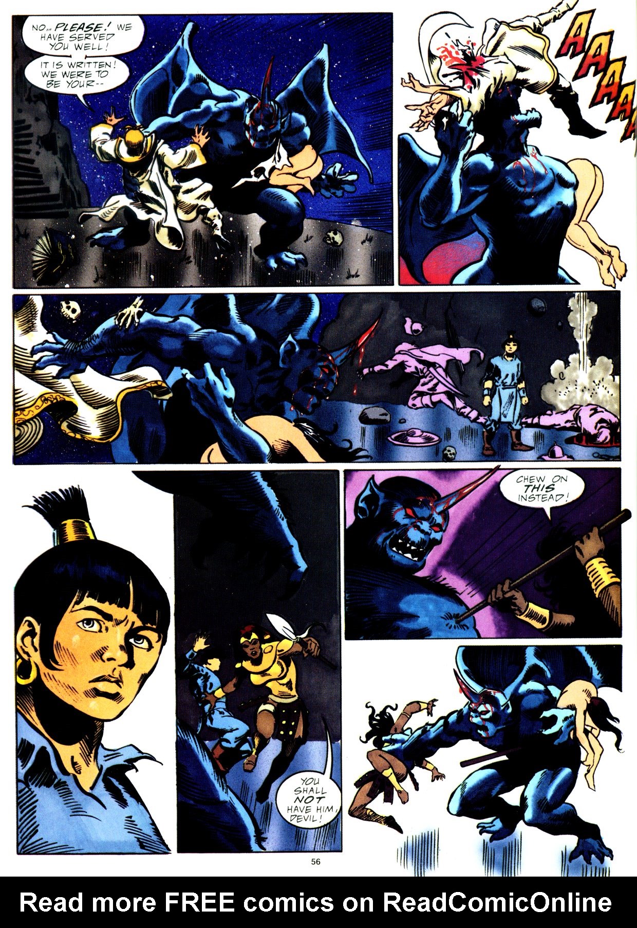 Read online Marvel Graphic Novel comic -  Issue #59 - Conan - The Horn of Azoth - 56
