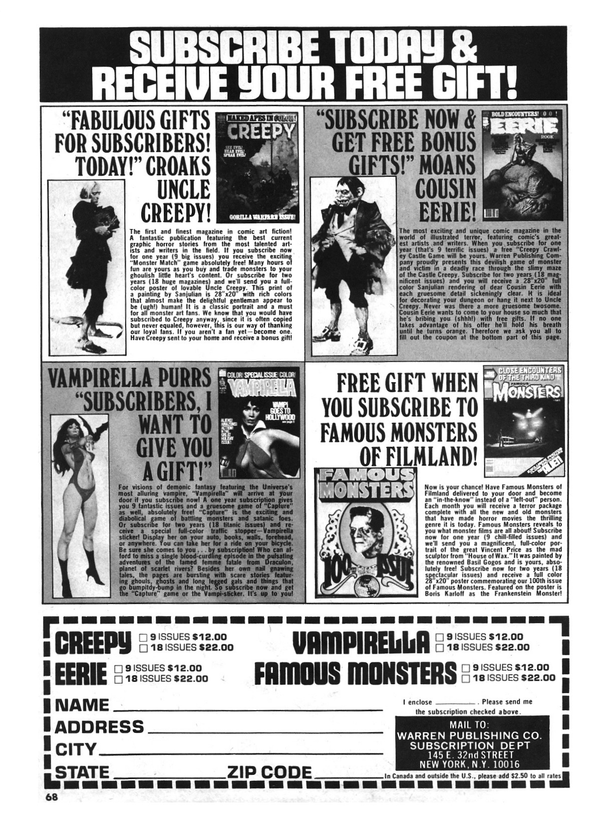 Read online Vampirella (1969) comic -  Issue #67 - 73