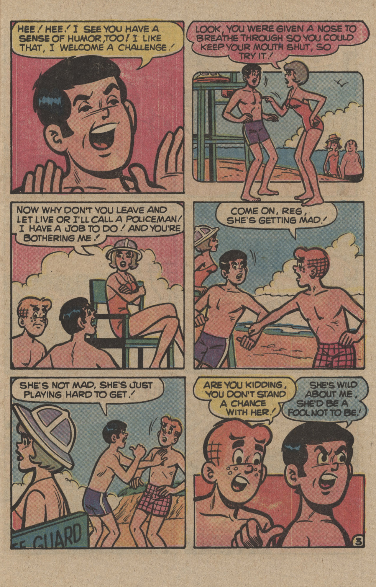 Read online Reggie and Me (1966) comic -  Issue #100 - 5