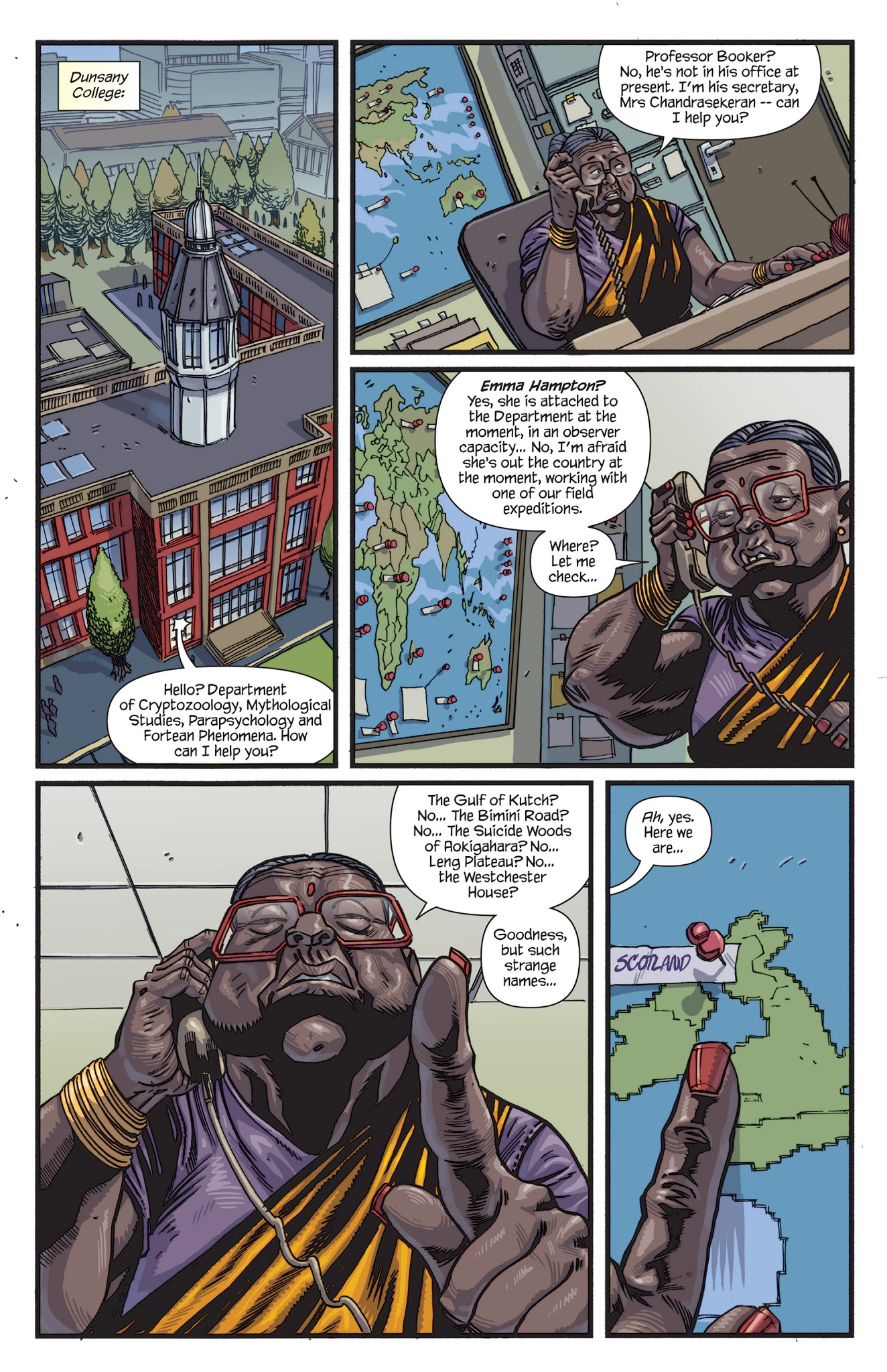 Read online Dept. of Monsterology: Sabbaticals comic -  Issue #1 - 2