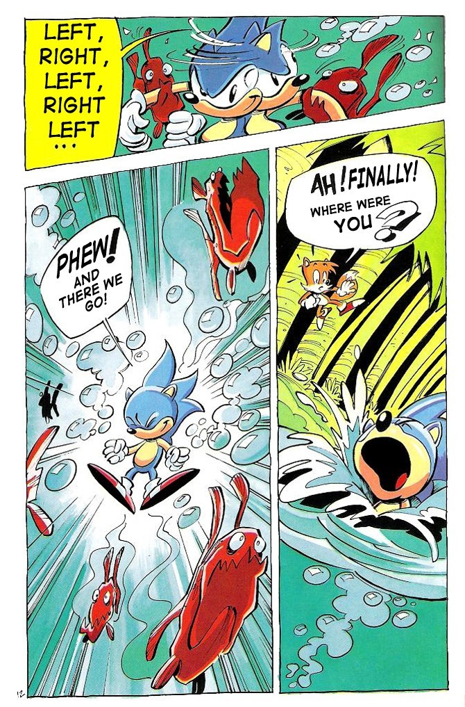 Read online Sonic Adventures: Dans Les Griffes De Robotnik comic -  Issue # Full - 15