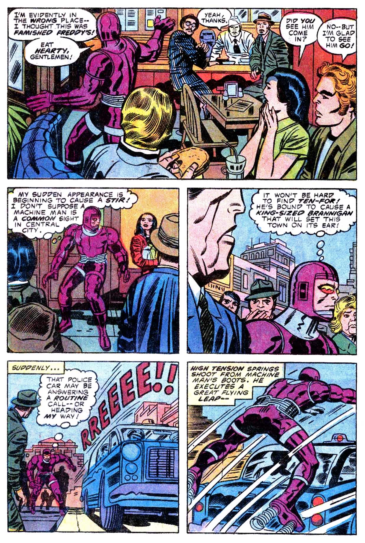 Read online Machine Man (1978) comic -  Issue #4 - 13