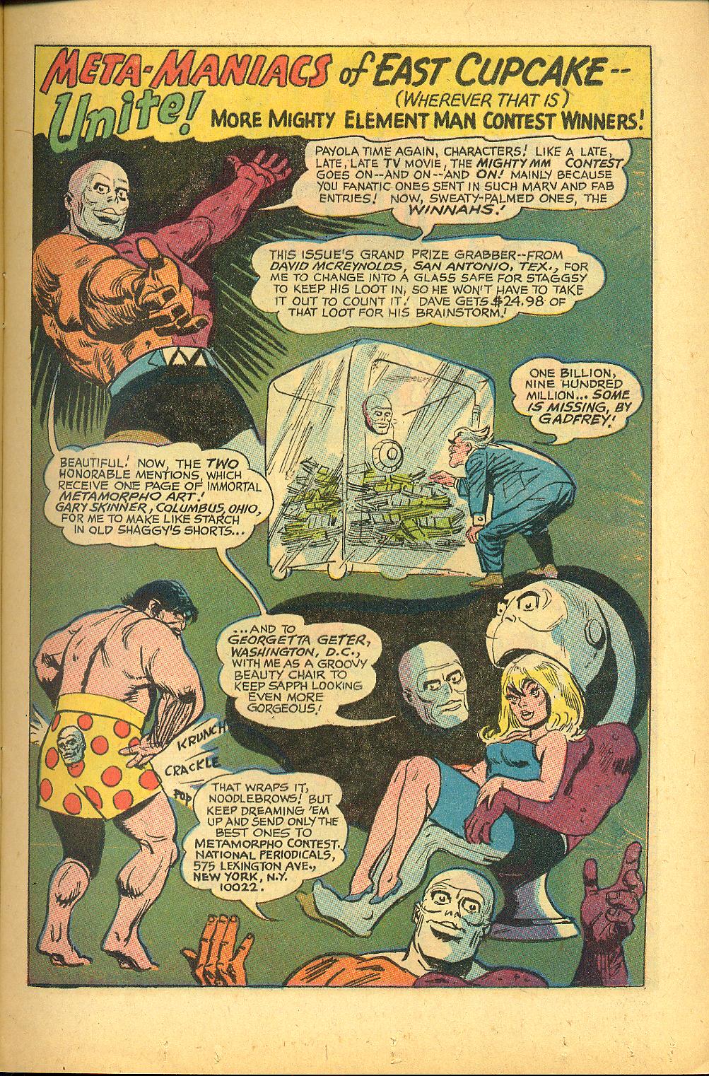 Read online Metamorpho comic -  Issue #17 - 13