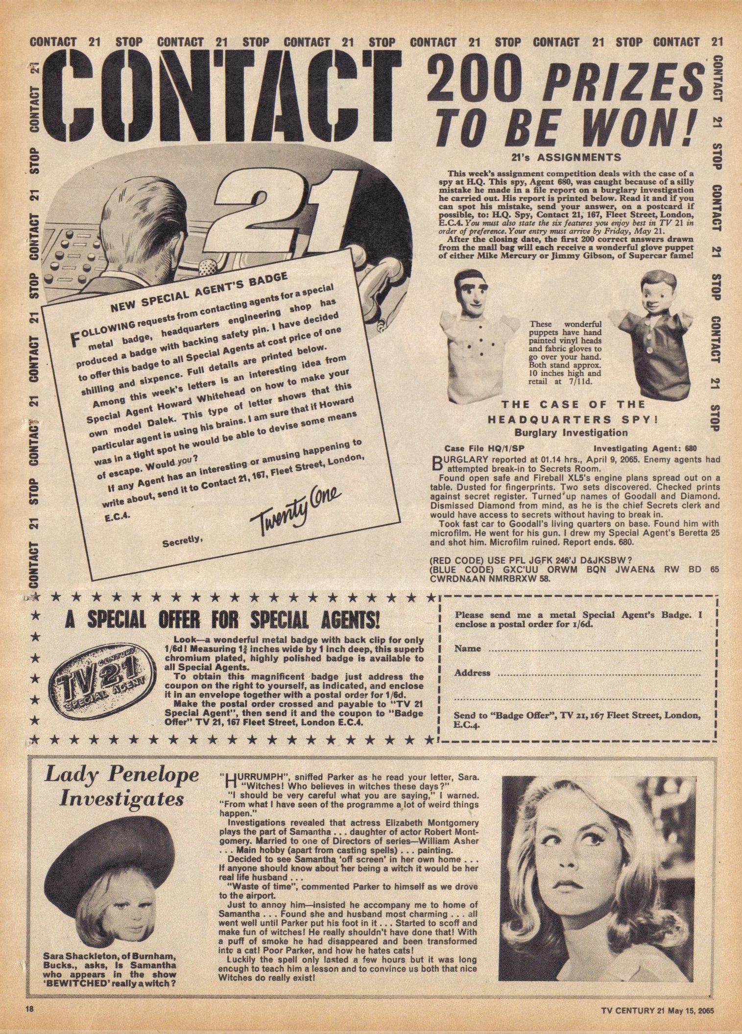 Read online TV Century 21 (TV 21) comic -  Issue #17 - 18