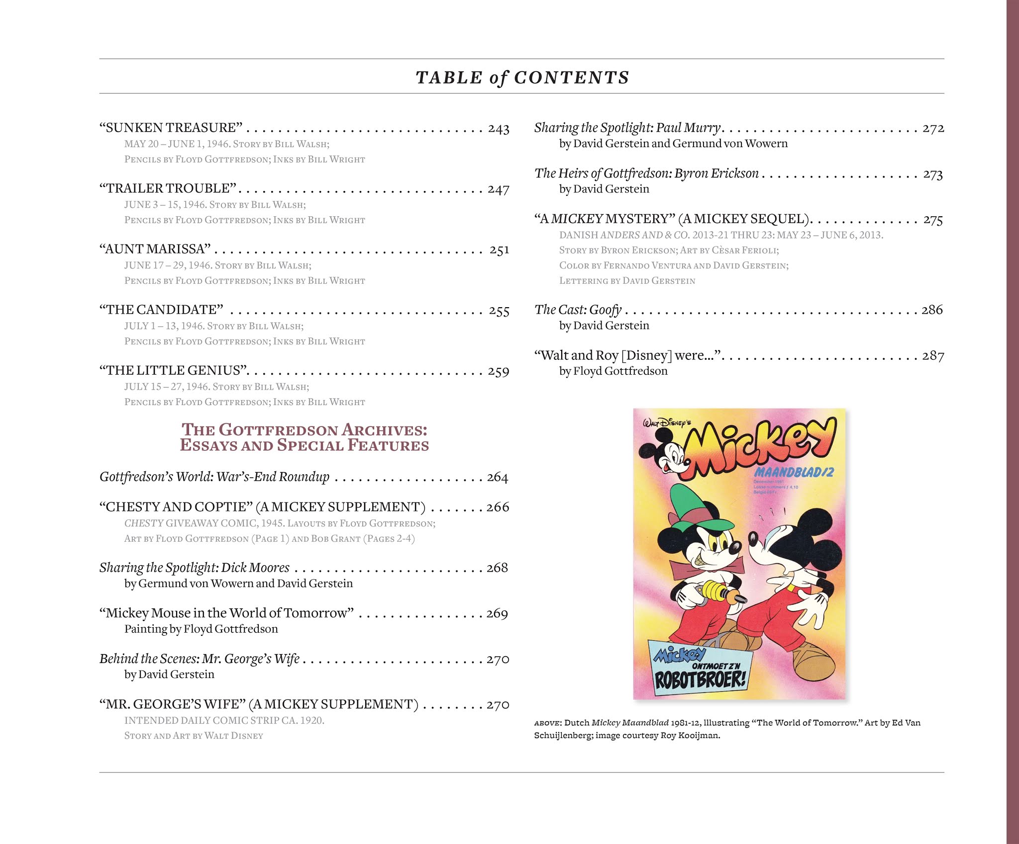 Read online Walt Disney's Mickey Mouse by Floyd Gottfredson comic -  Issue # TPB 8 (Part 1) - 8