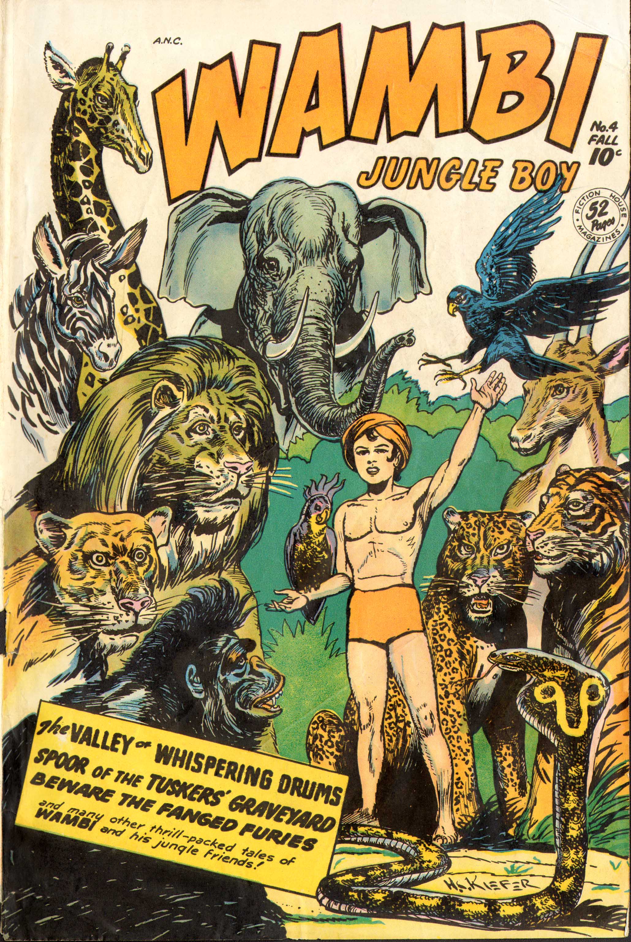 Read online Wambi Jungle Boy comic -  Issue #4 - 1
