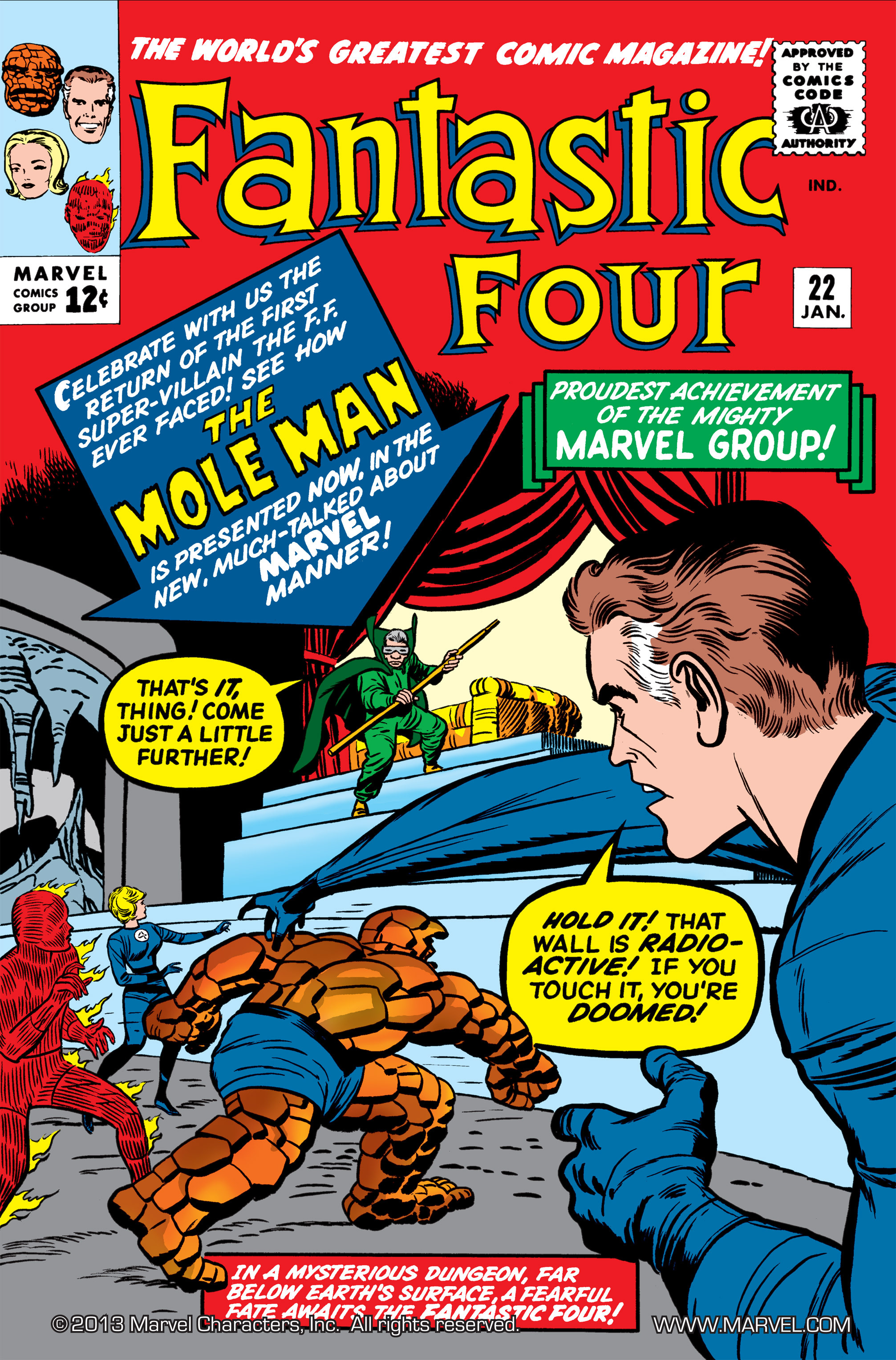 Read online Fantastic Four (1961) comic -  Issue #22 - 1