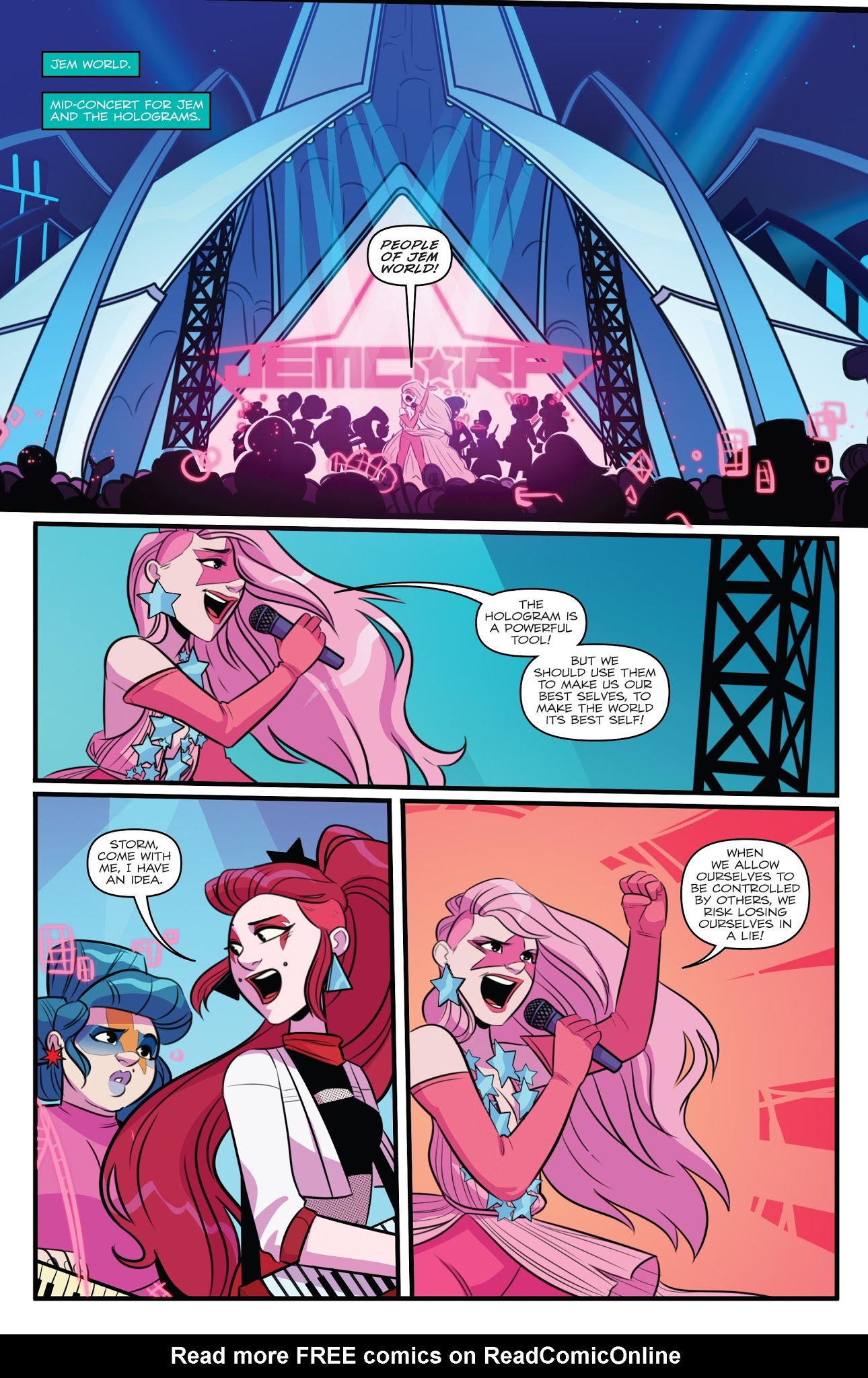 Read online Jem and the Holograms: Infinite comic -  Issue #3 - 24