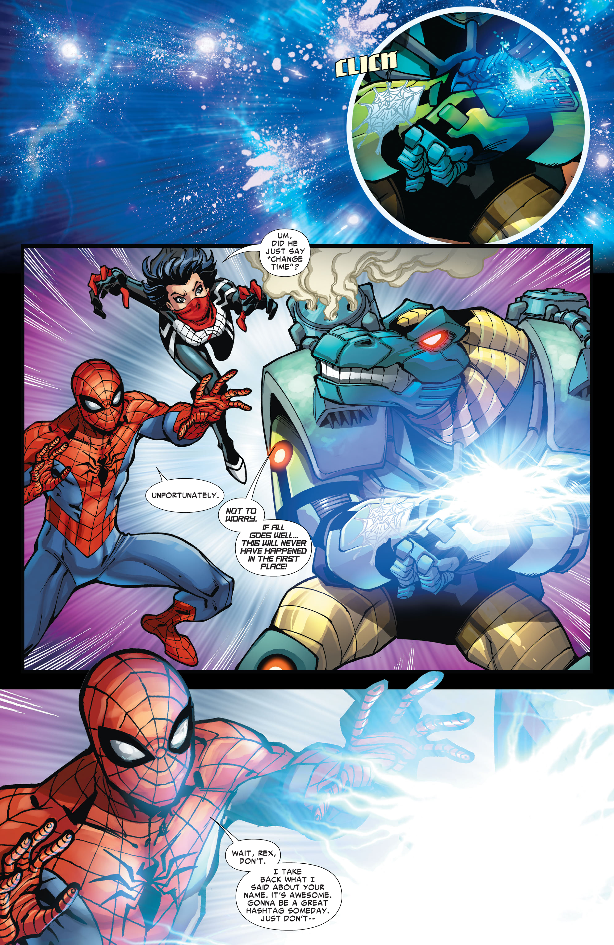 Read online Silk: Out of the Spider-Verse comic -  Issue # TPB 2 (Part 1) - 14