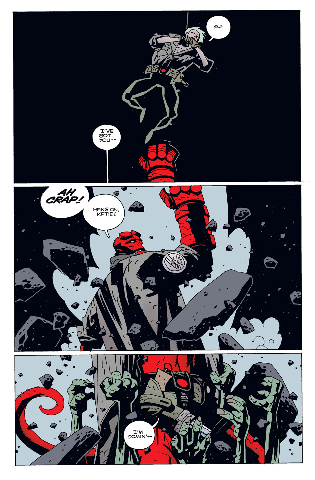 Read online Hellboy: Almost Colossus comic -  Issue #1 - 21