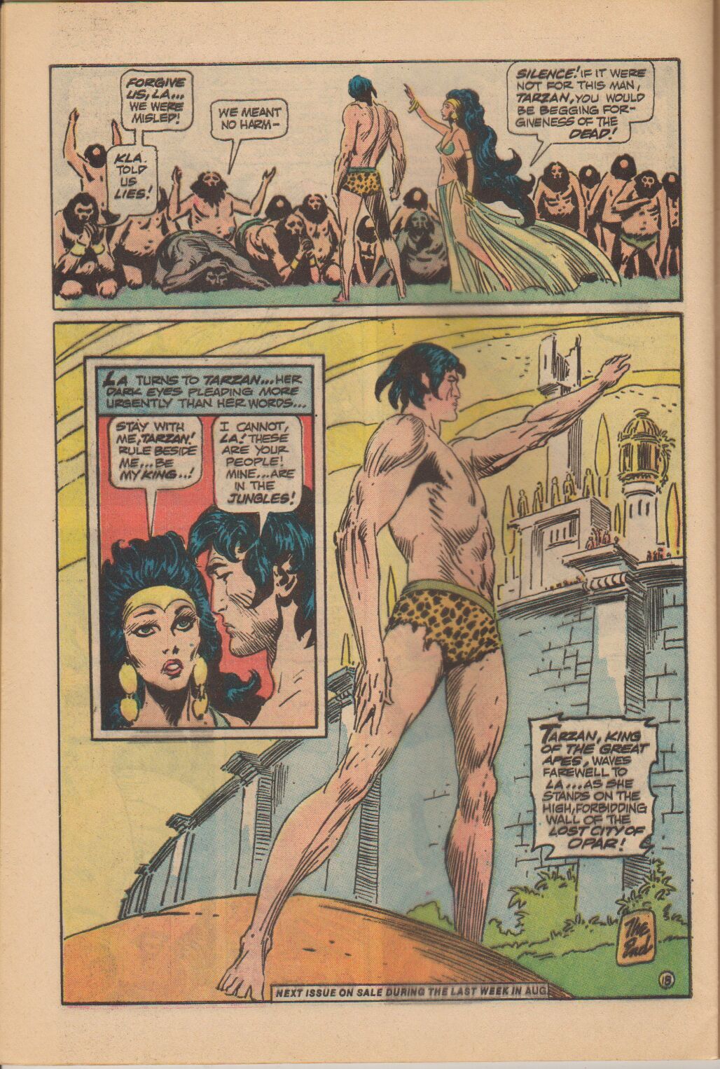 Read online Tarzan (1972) comic -  Issue #224 - 19