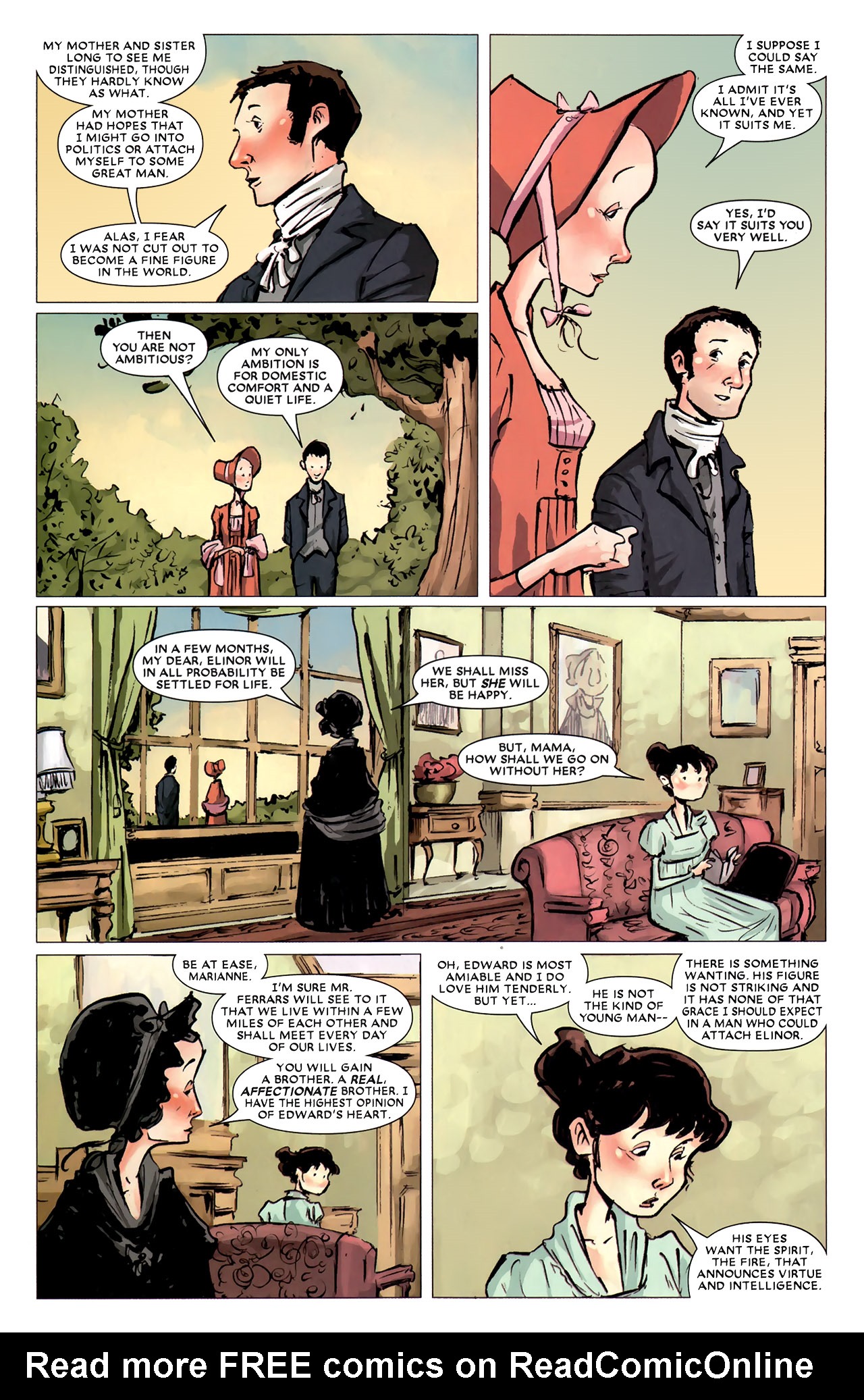 Read online Sense & Sensibility comic -  Issue #1 - 10