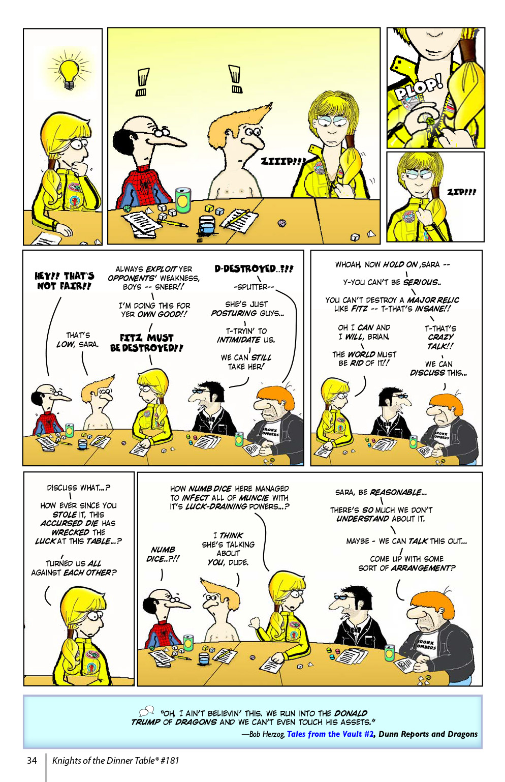 Read online Knights of the Dinner Table comic -  Issue #181 - 36