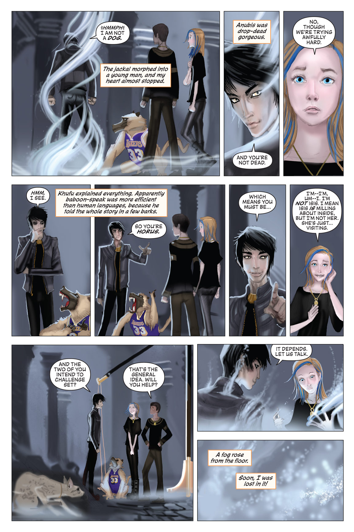 Read online The Kane Chronicles comic -  Issue # TPB 1 - 121