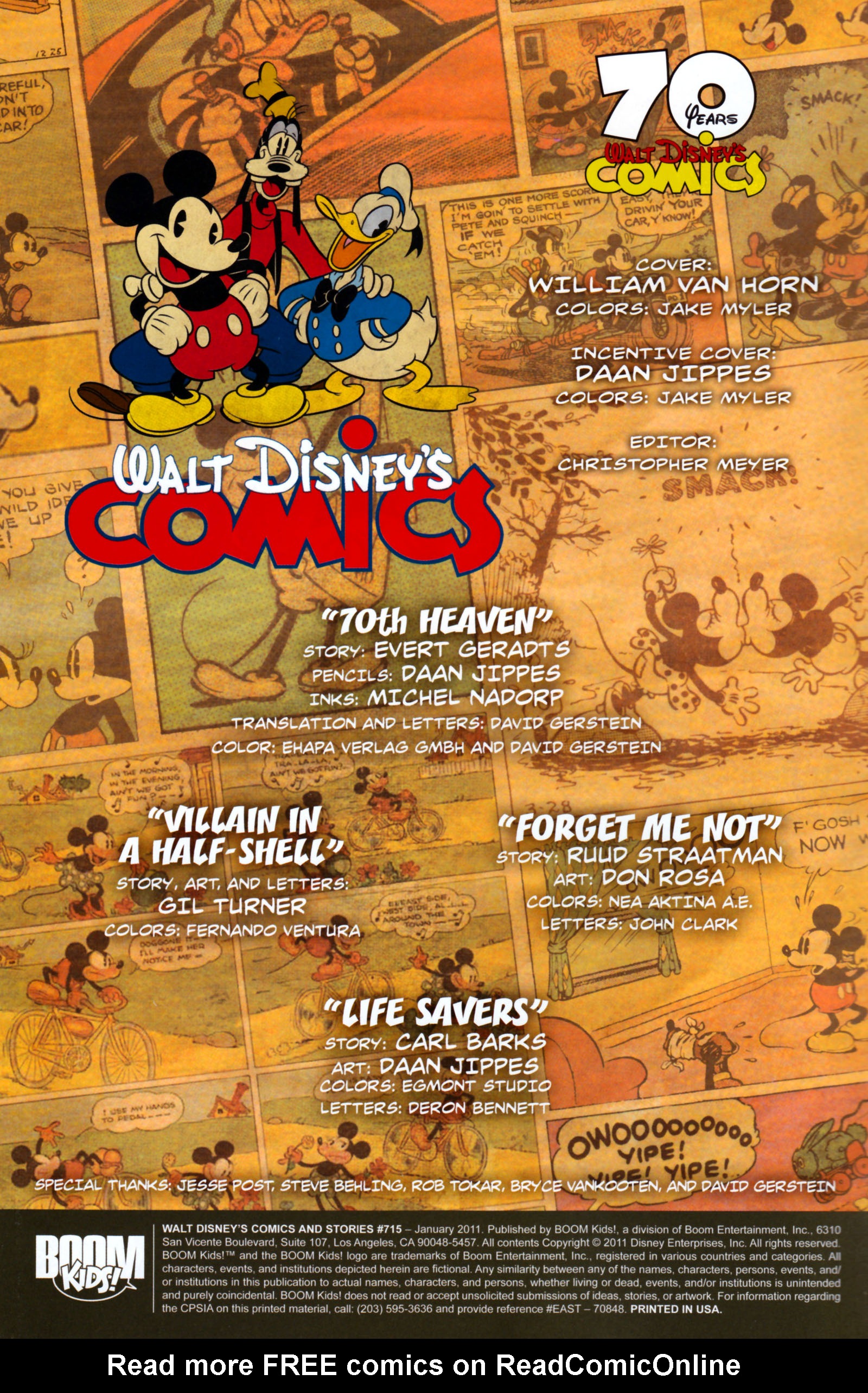 Read online Walt Disney's Comics and Stories comic -  Issue #715 - 2