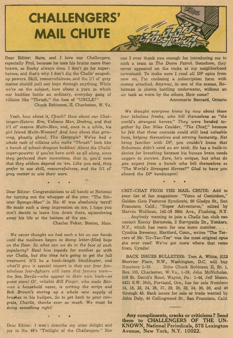 Read online Challengers of the Unknown (1958) comic -  Issue #49 - 32