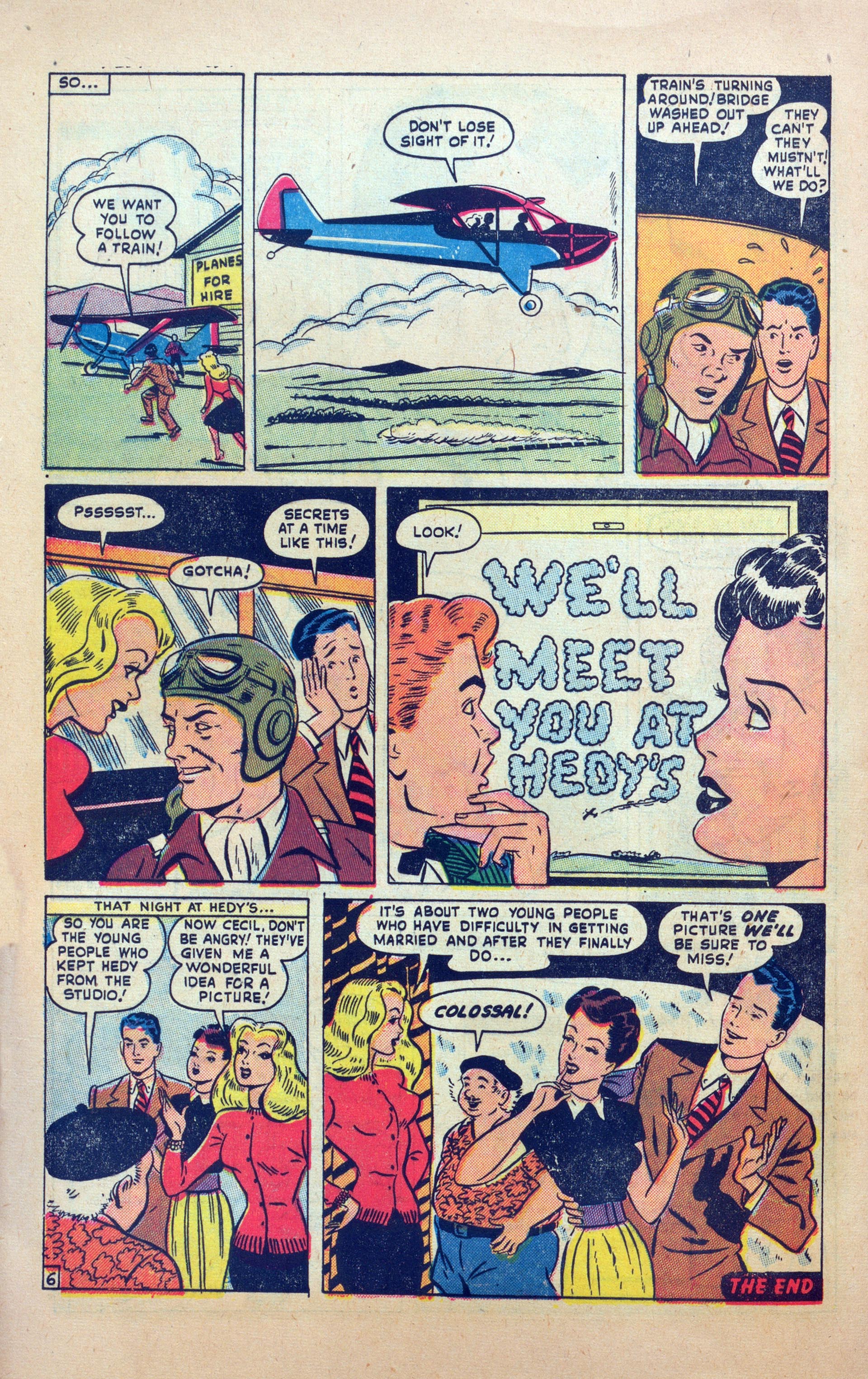 Read online Hedy Of Hollywood Comics comic -  Issue #39 - 32