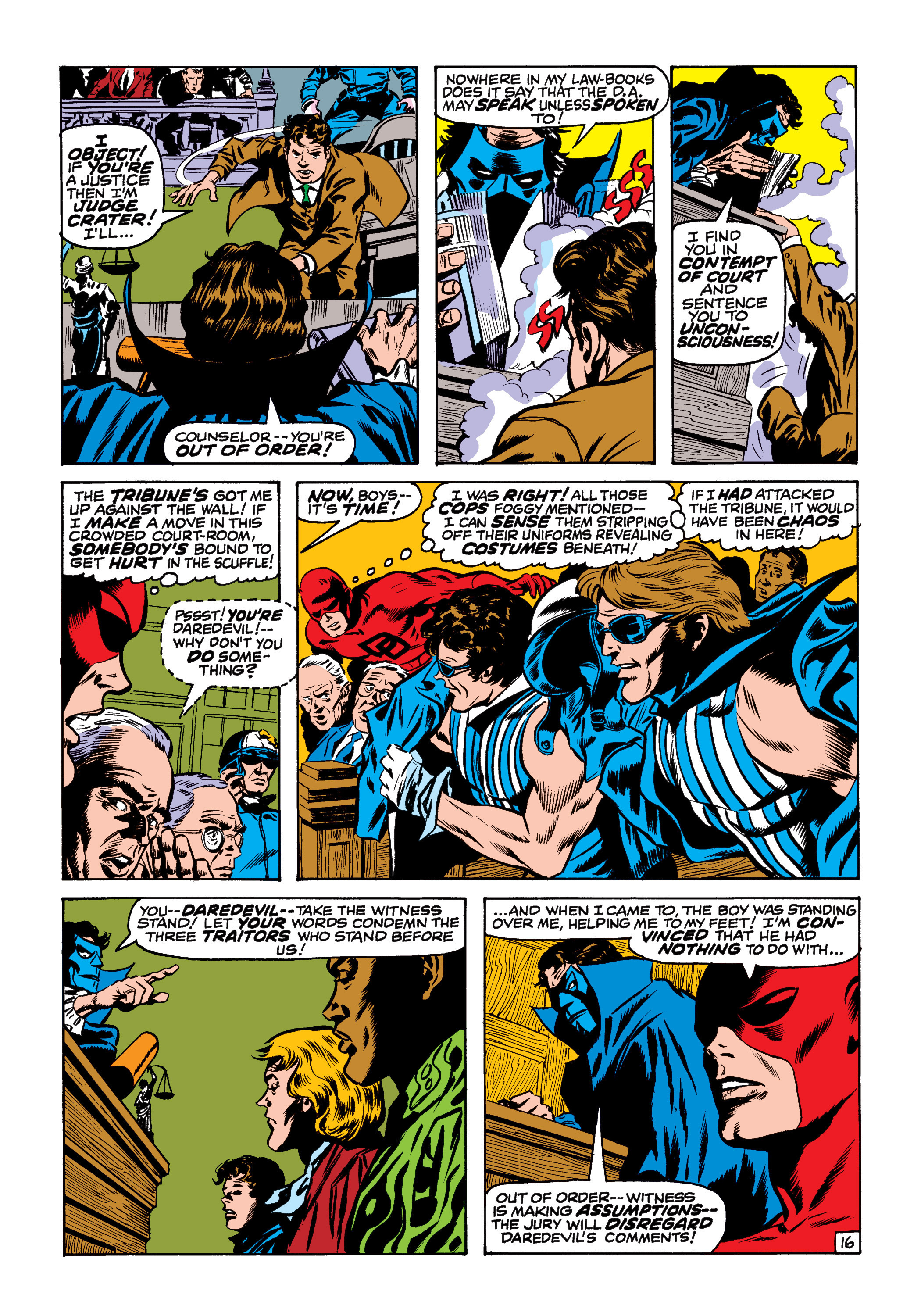 Read online Marvel Masterworks: Daredevil comic -  Issue # TPB 7 (Part 2) - 62