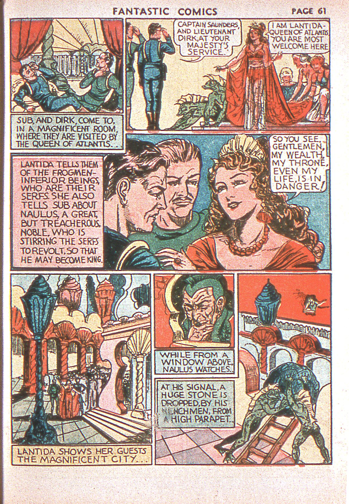 Read online Fantastic Comics comic -  Issue #1 - 62
