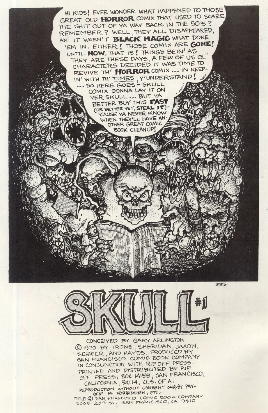 Read online Skull Comics comic -  Issue #1 - 2