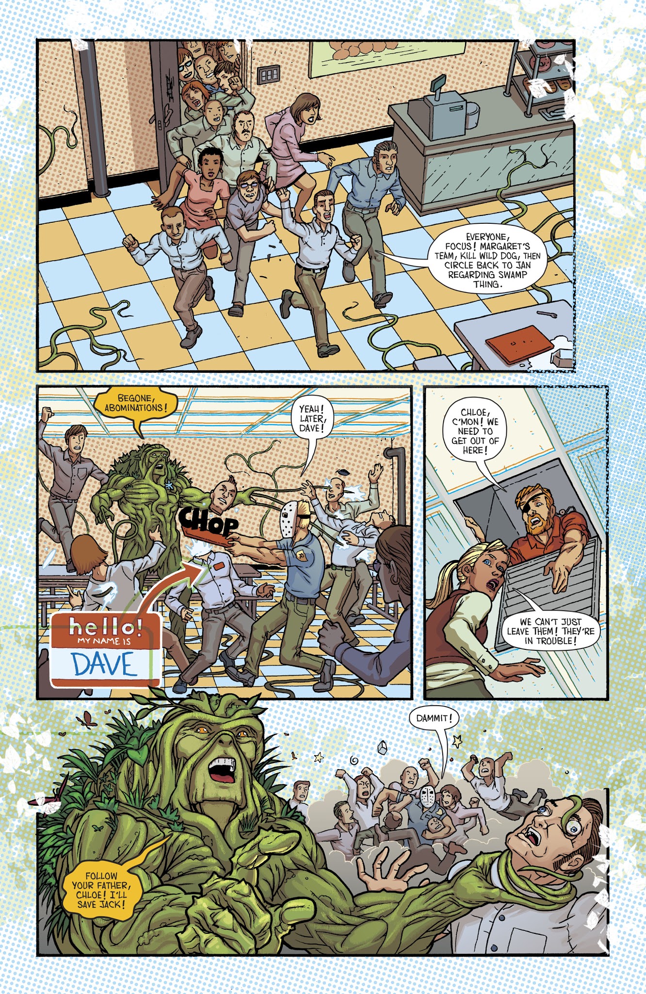 Read online Cave Carson Has a Cybernetic Eye/Swamp Thing Special comic -  Issue # Full - 16