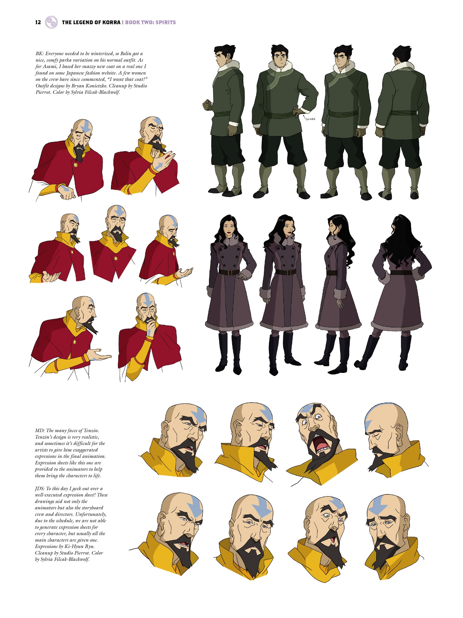 Read online The Legend of Korra: The Art of the Animated Series comic -  Issue # TPB 2 - 12