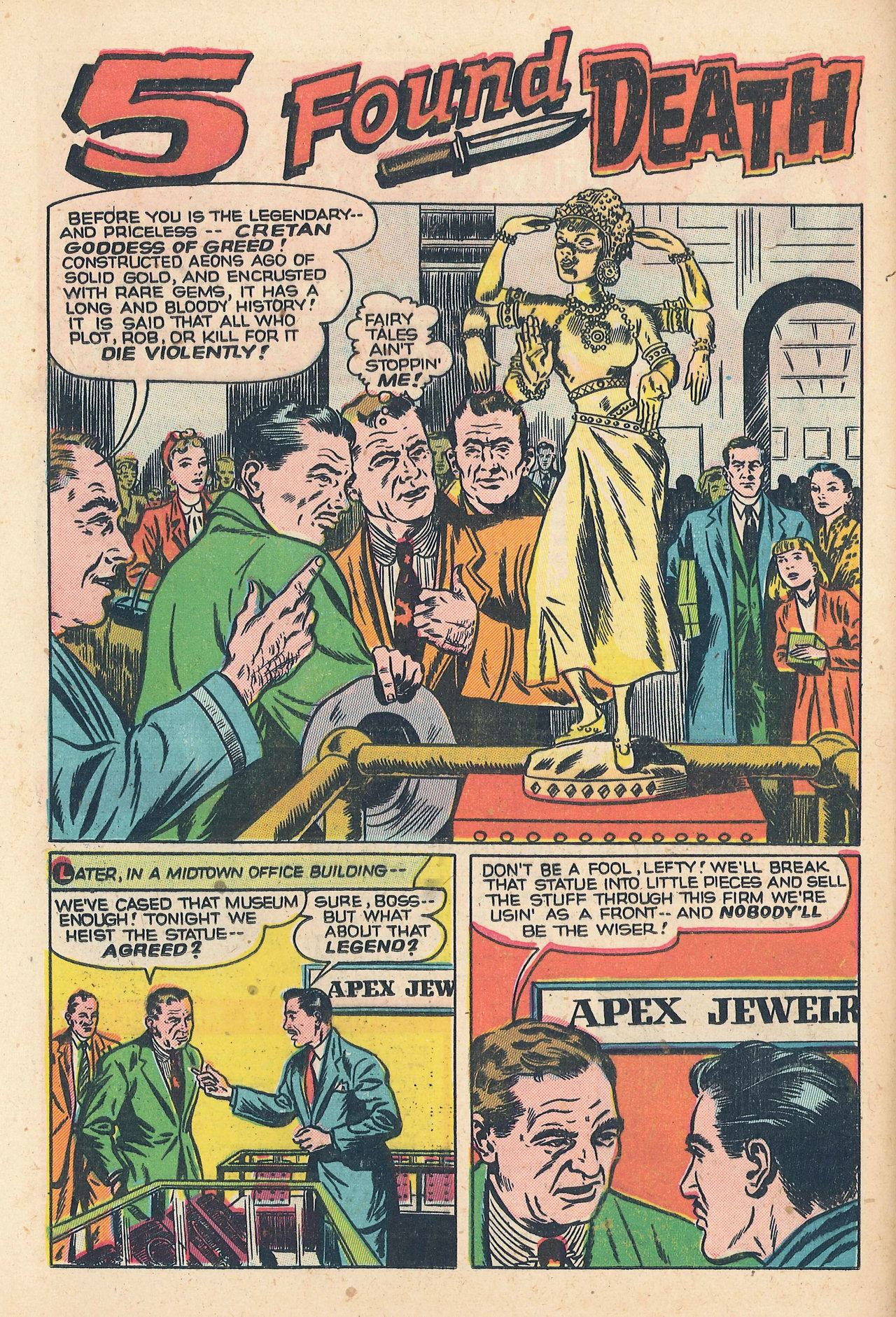 Read online Adventures Into The Unknown comic -  Issue #46 - 12
