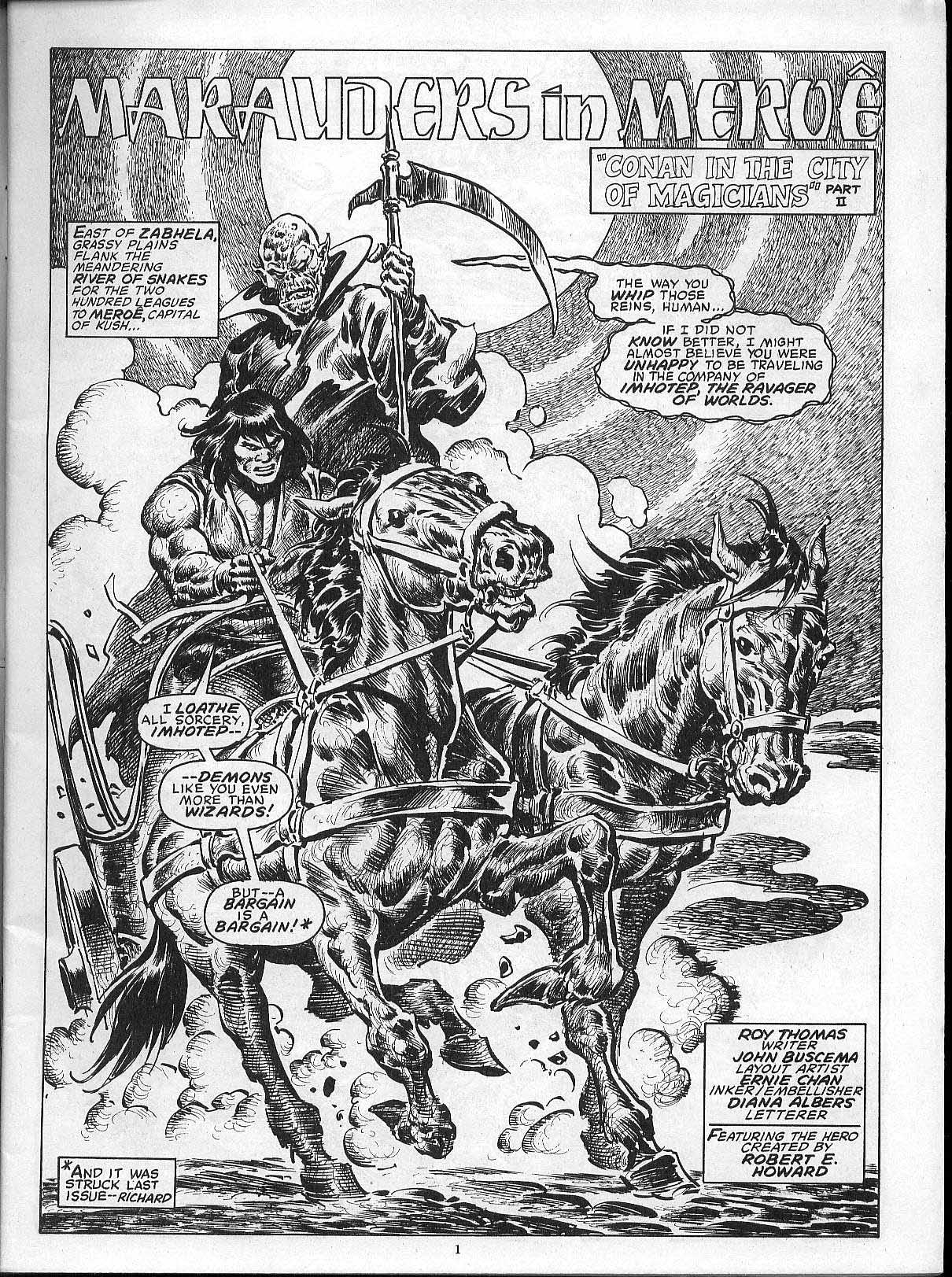 Read online The Savage Sword Of Conan comic -  Issue #203 - 3