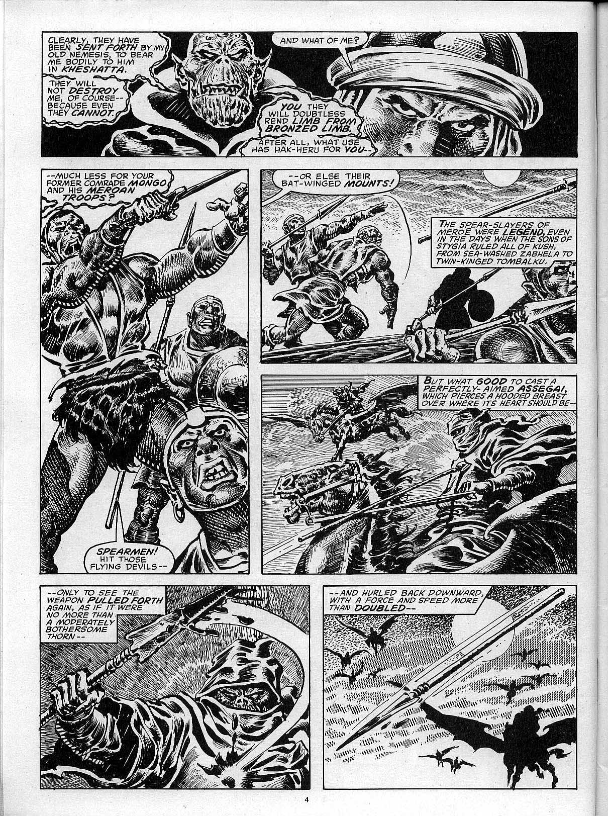 Read online The Savage Sword Of Conan comic -  Issue #204 - 6