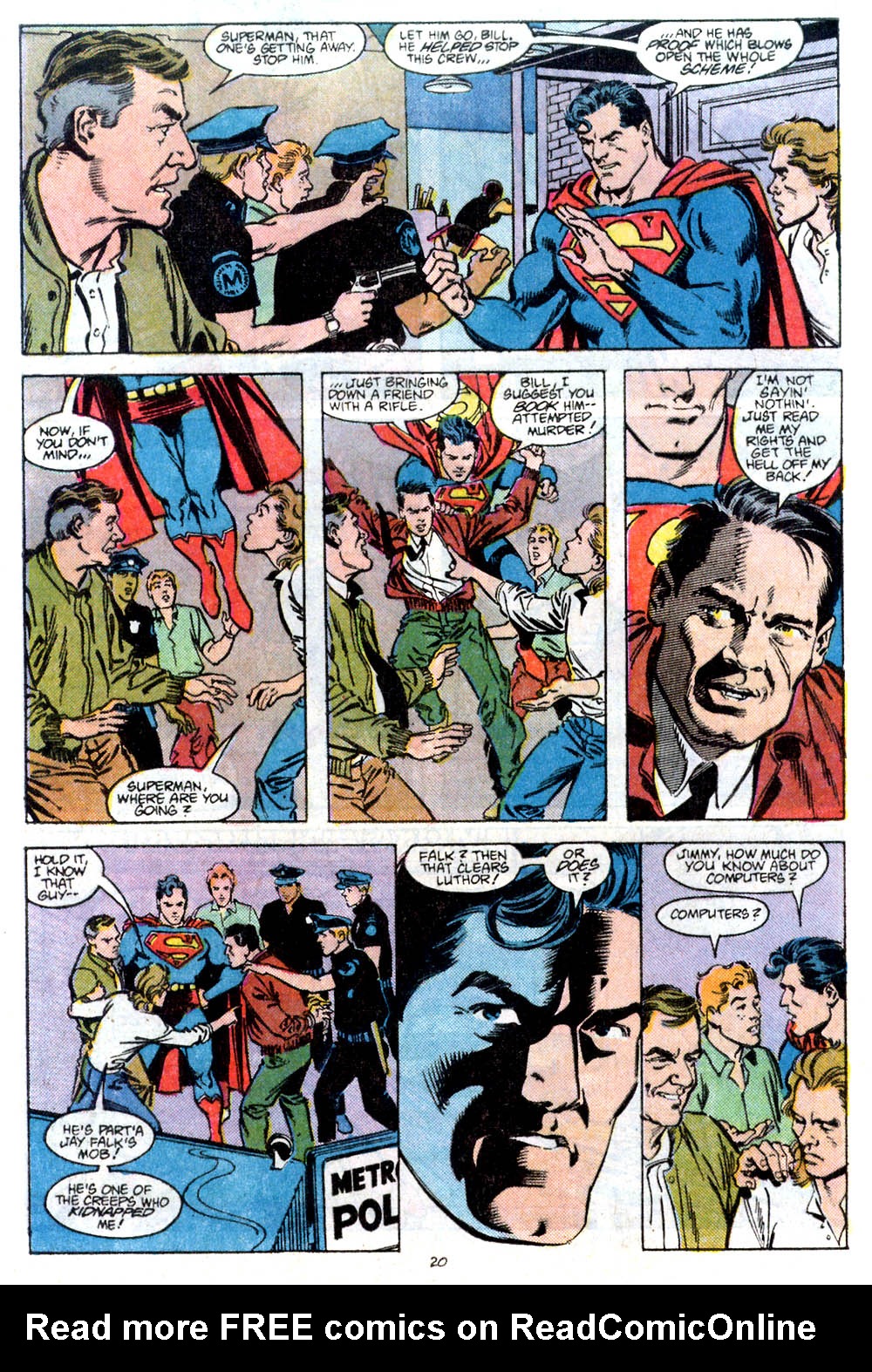 Read online Adventures of Superman (1987) comic -  Issue #434 - 21