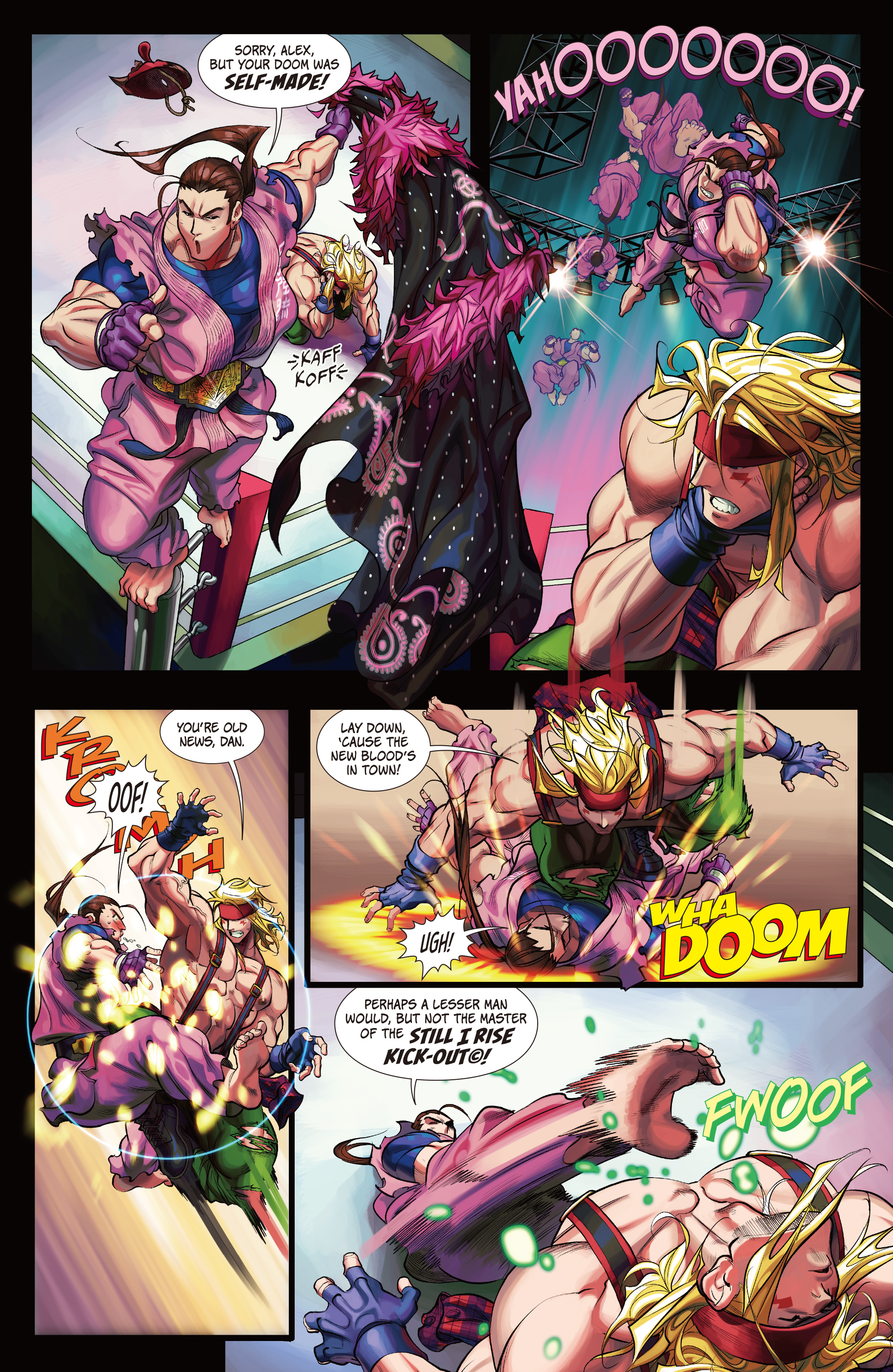 Read online Street Fighter One-shots comic -  Issue # Wrestlepalooza - 6