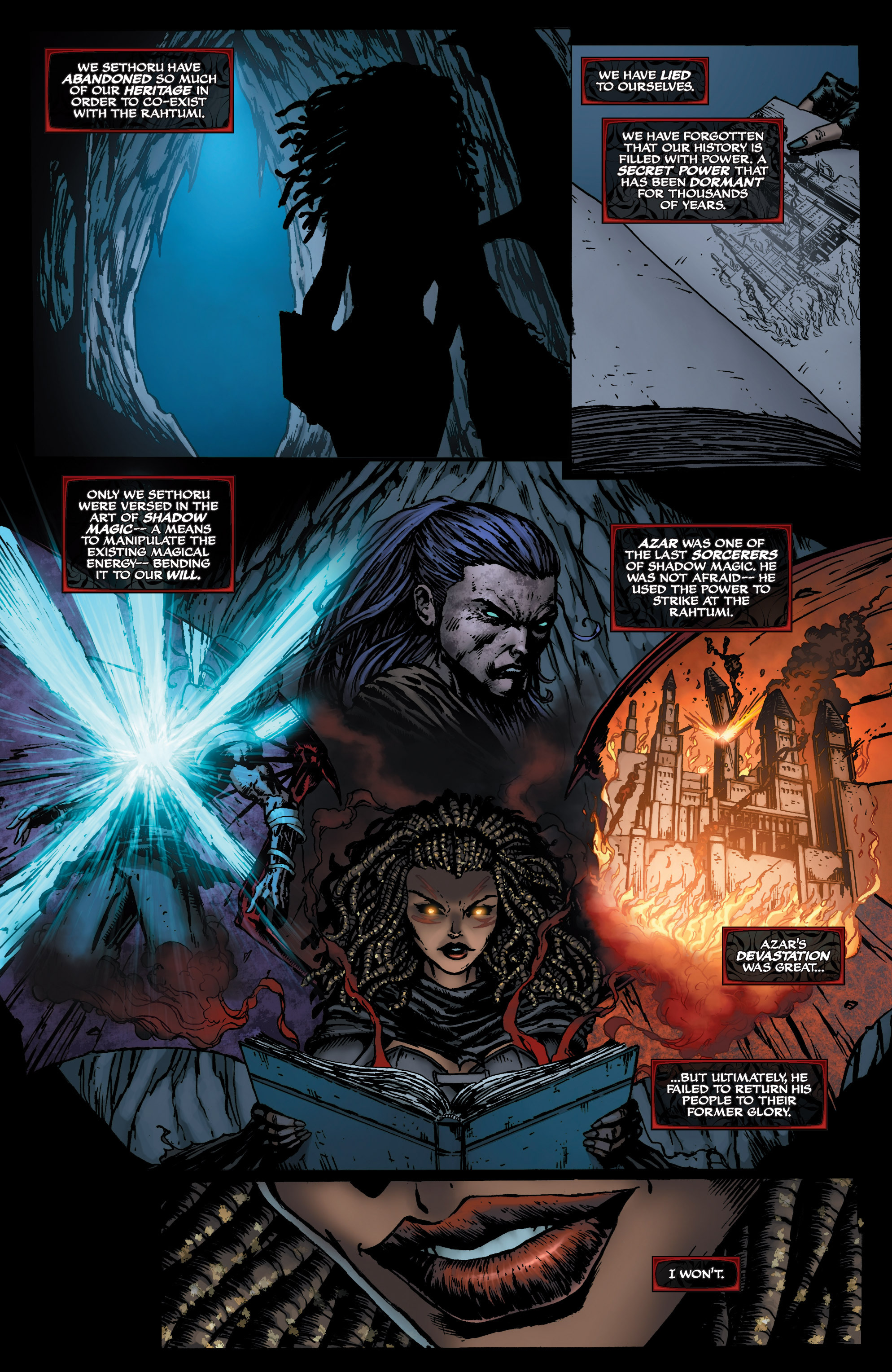 Read online Michael Turner's Soulfire (2011) comic -  Issue #1 - 17