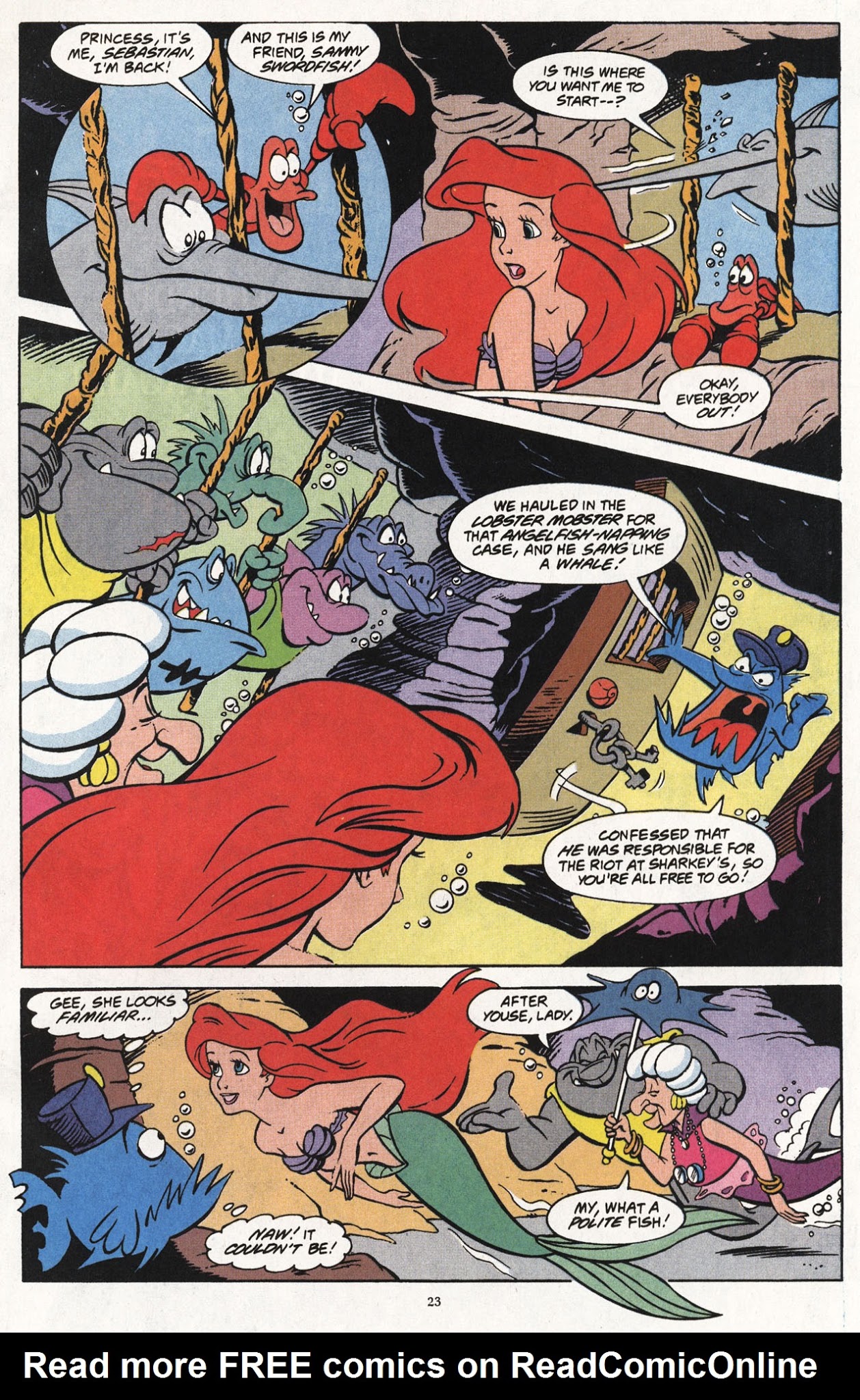 Read online Disney's The Little Mermaid comic -  Issue #5 - 25